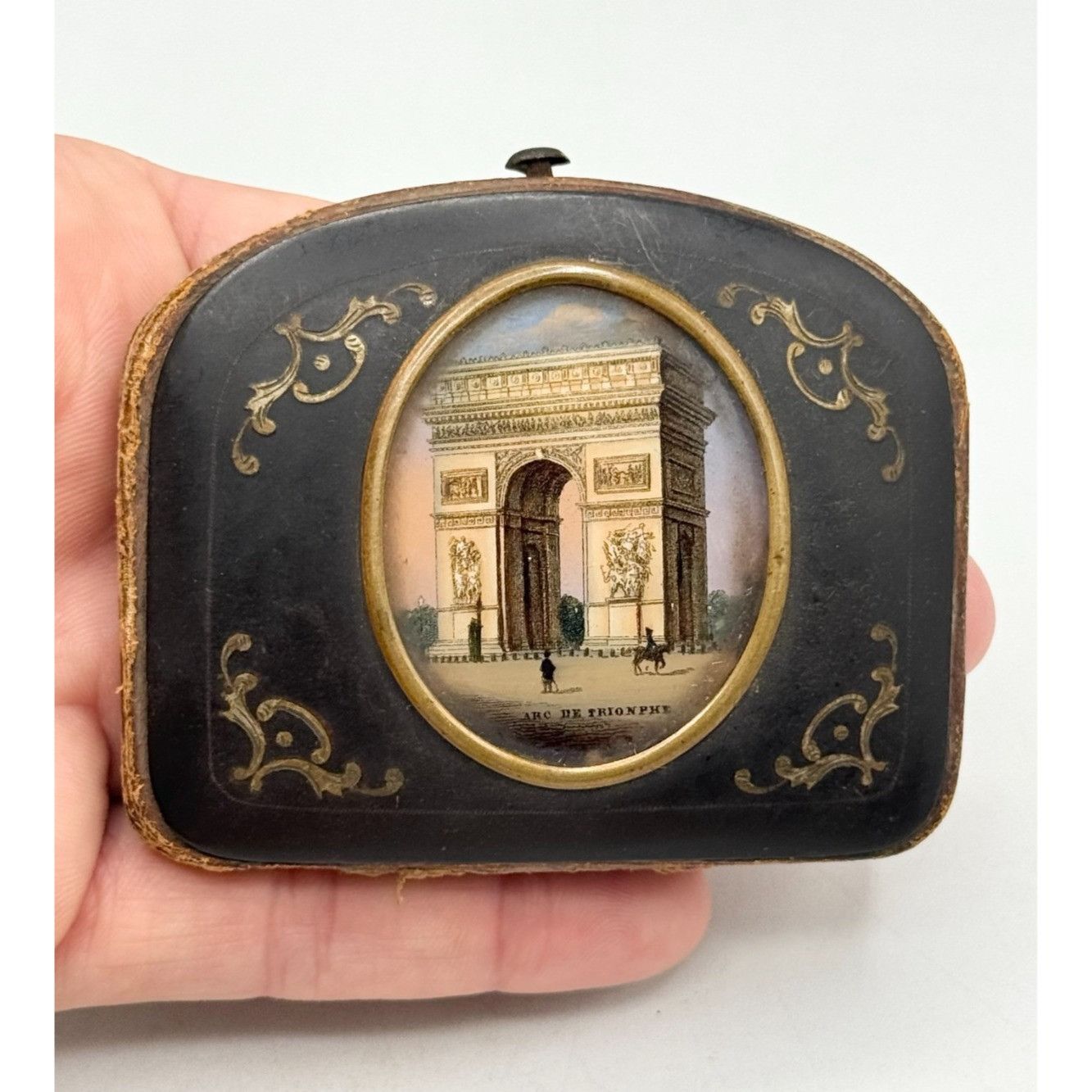 Antique Arc De Triomphe Paris France box Case