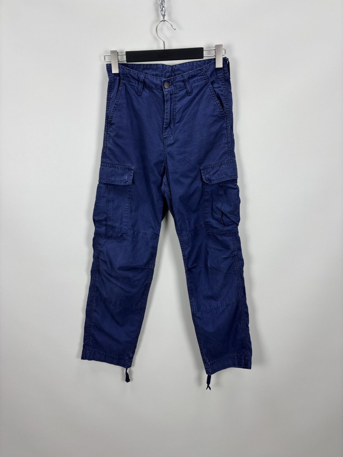 Carhartt Mens cargo pants Carhartt Size XS/S Color Blue Size US 29 - 1 Thumbnail