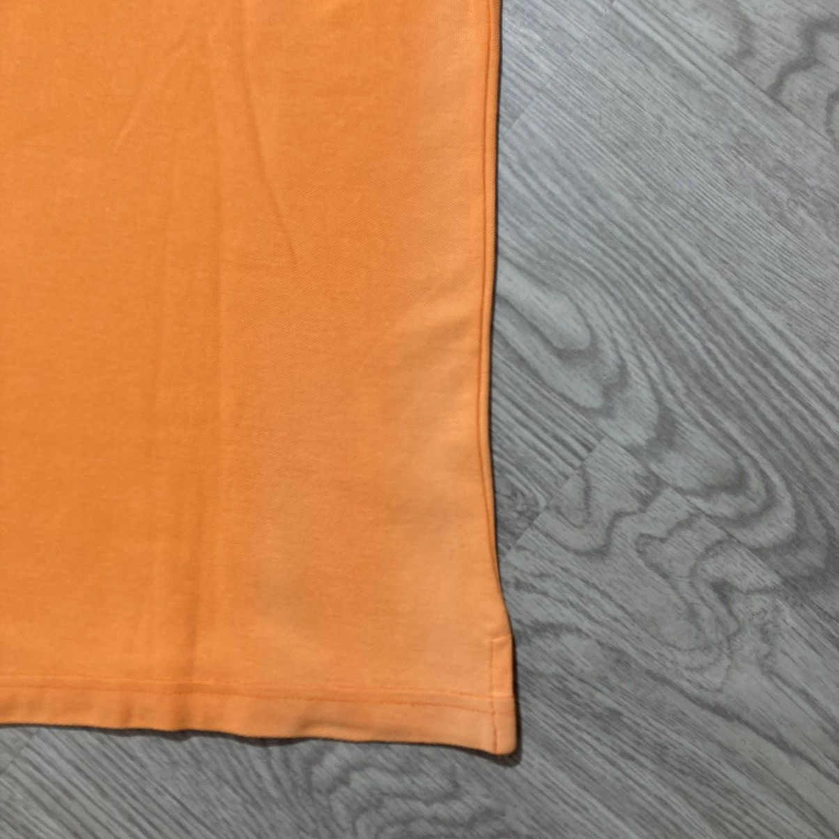 Missoni 1990s Vintage Missoni Sport Spellout Logo Polo Tshirt Orange Size US L / EU 52-54 / 3 - 10 Thumbnail