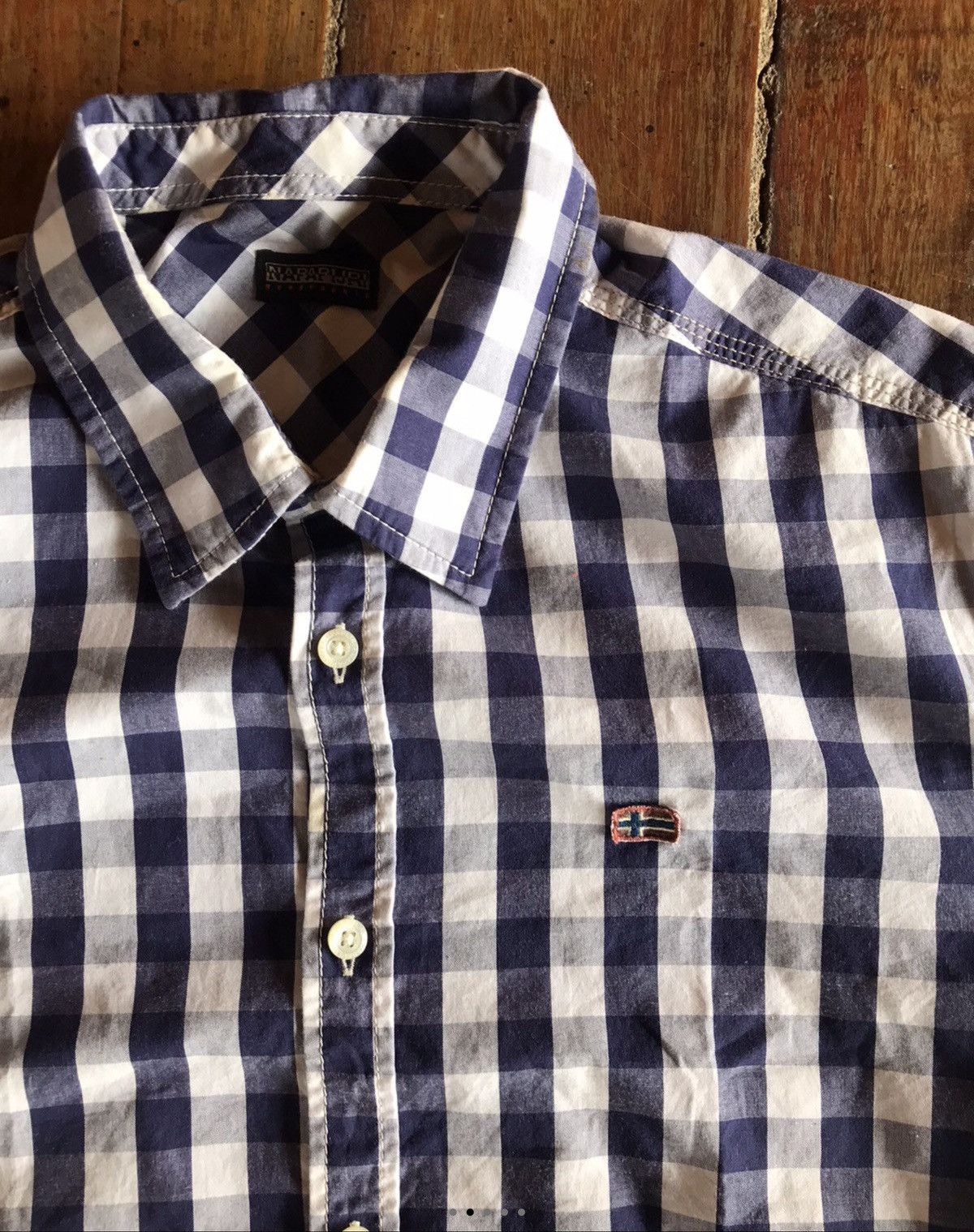 Napapijri 🔥Designers🔥Napapijri Shirt Button Vintage Napapijri Size US L / EU 52-54 / 3 - 2 Thumbnail