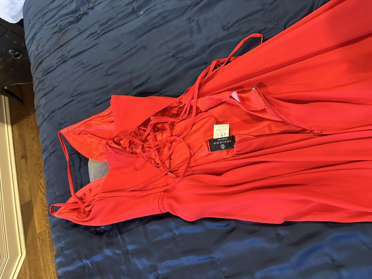 Other Red Slit Dress Size S / US 4 / IT 40 - 4 Thumbnail