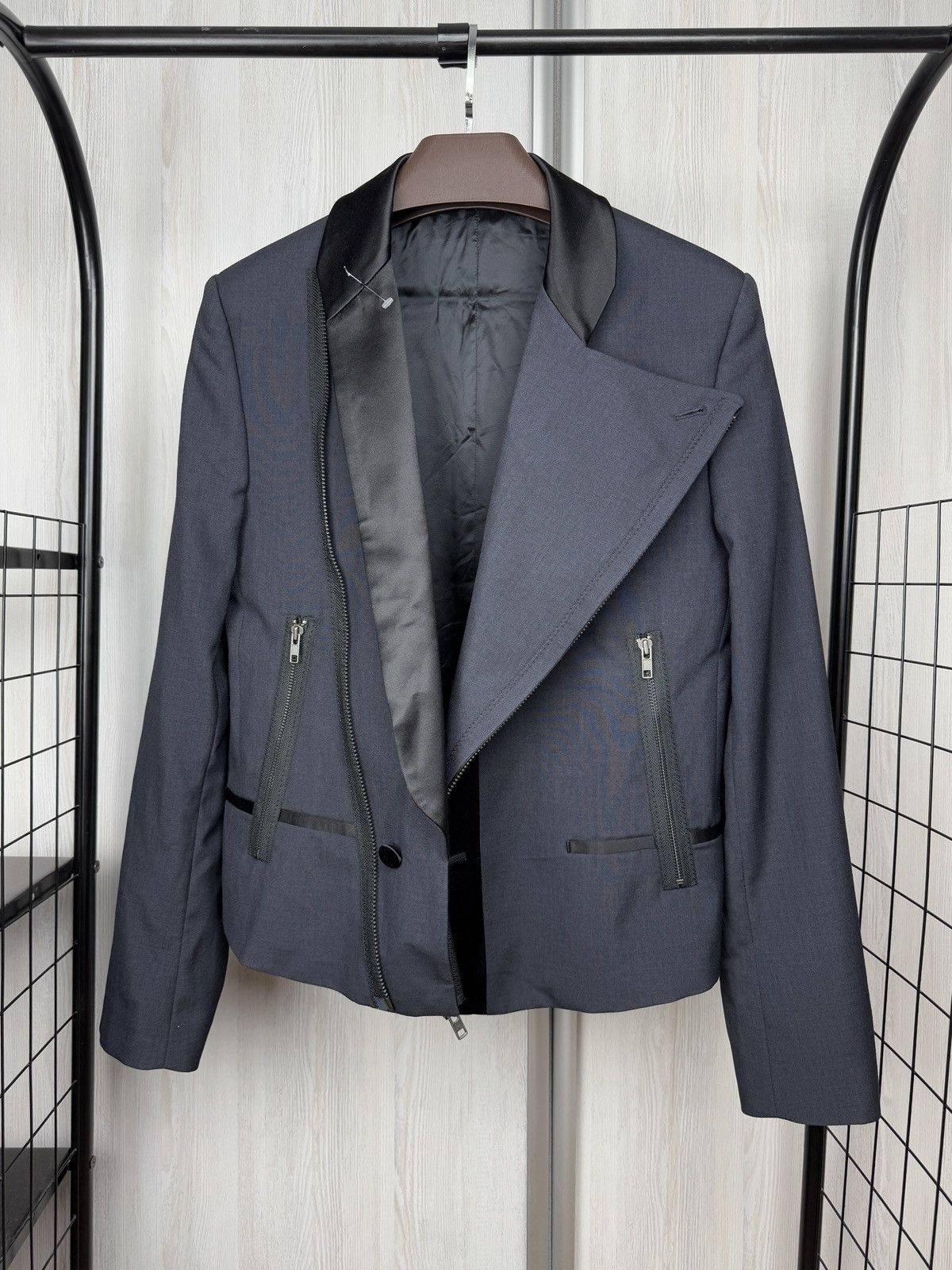 Maison Margiela Maison Margiela SS12 Panelled Lapel Hybrid Biker jacket Size US M / EU 48-50 / 2 - 12 Thumbnail