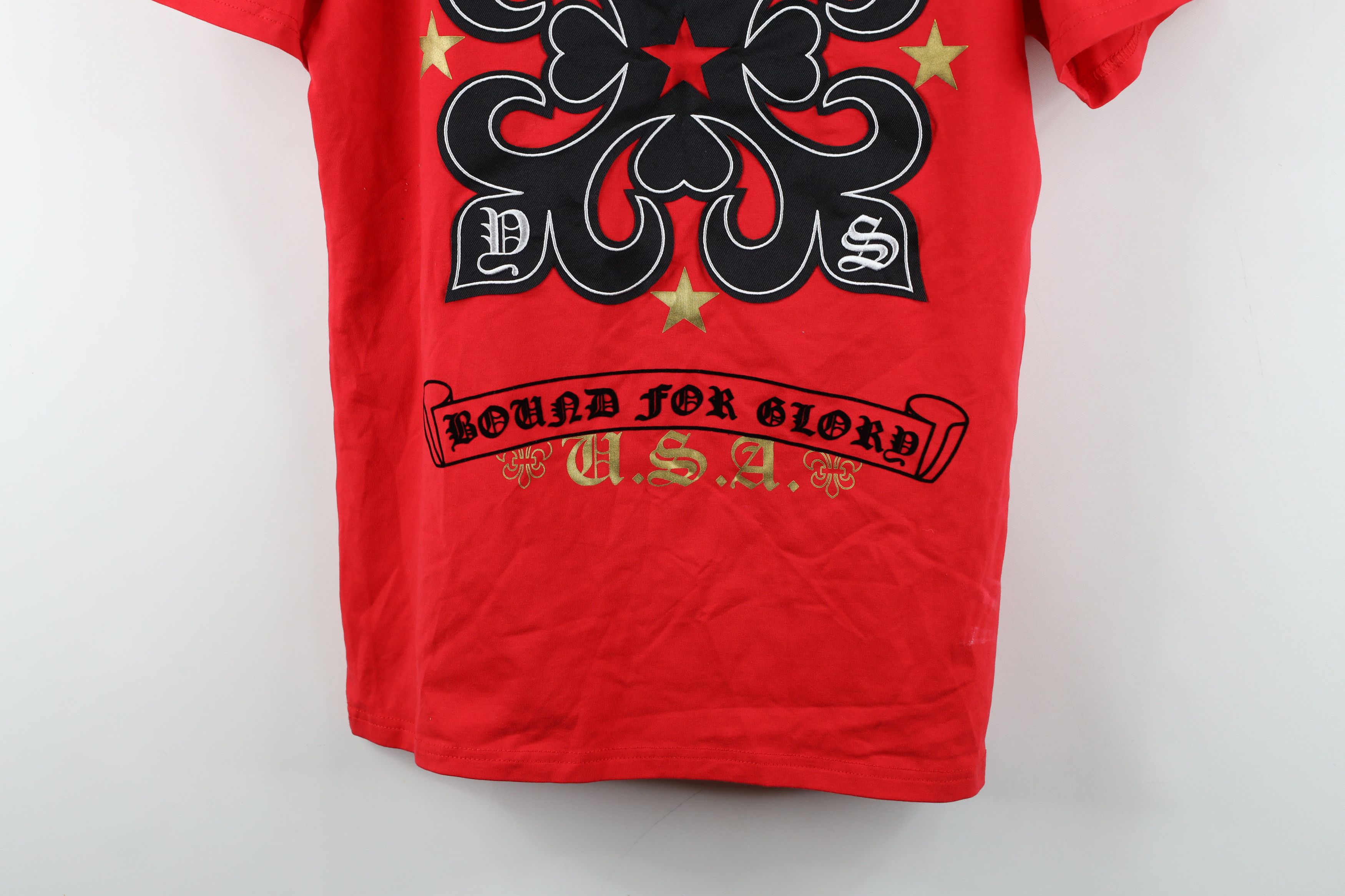 Vintage Deadstock Y2K Streetwear de Lis UFC MMA Fighting T-Shirt Red Size US S / EU 44-46 / 1 - 3 Thumbnail