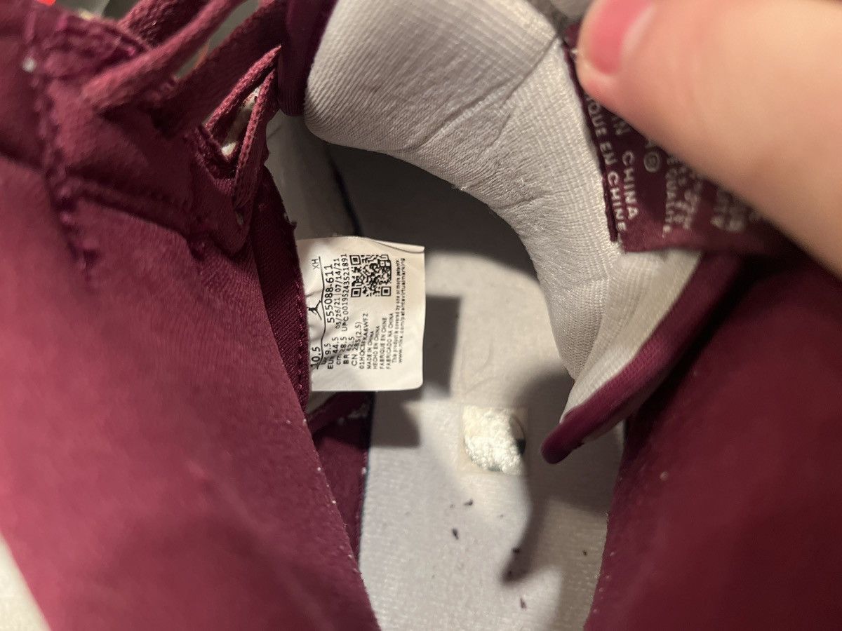 Nike Jordan 1 Bordeaux Size US 10.5 / EU 43-44 - 6 Thumbnail