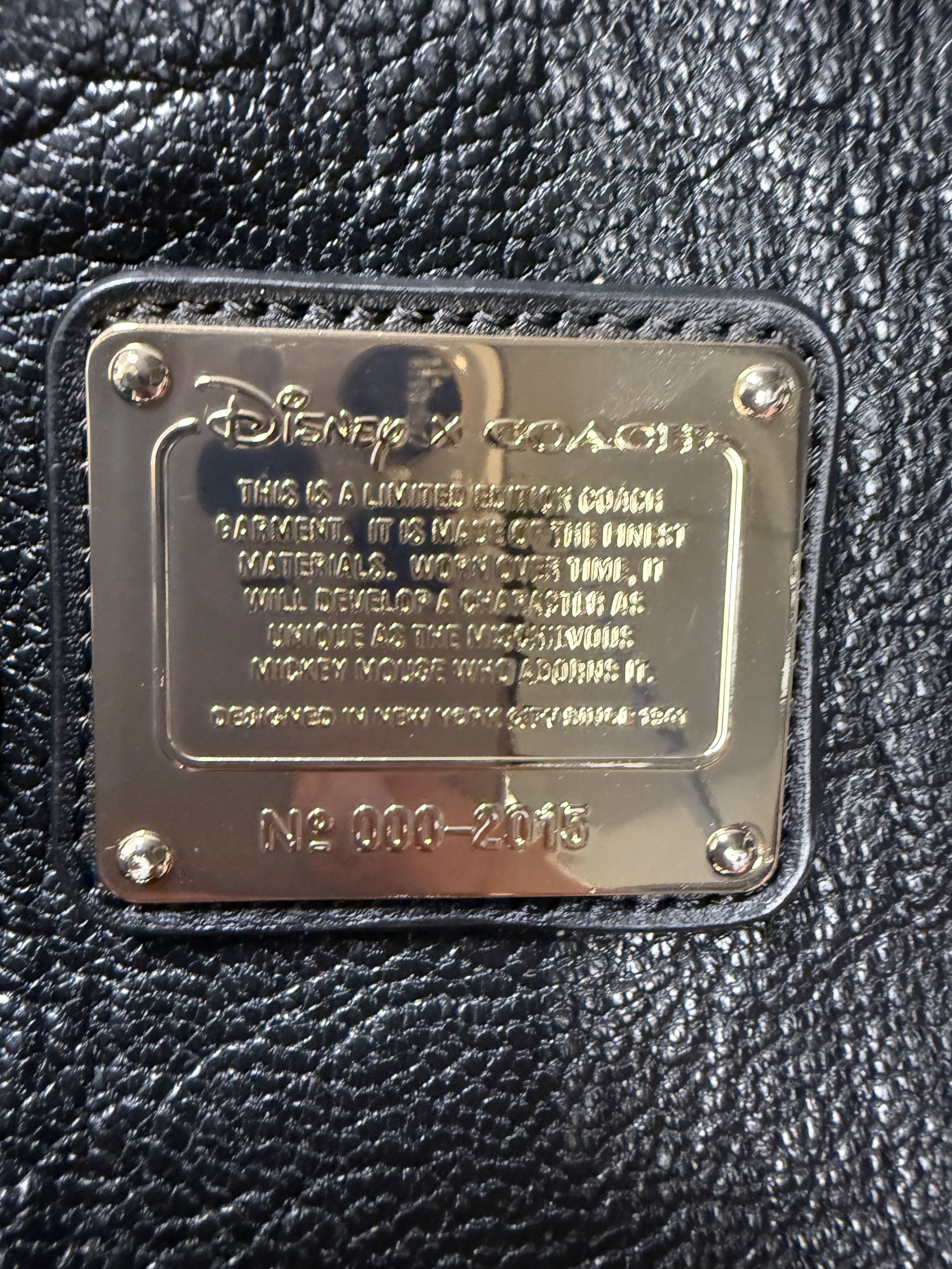 Coach × Disney Coach 1941 x Disney Leather Mickey Moto Jacket Size US XS / EU 42 / 0 - 6 Thumbnail