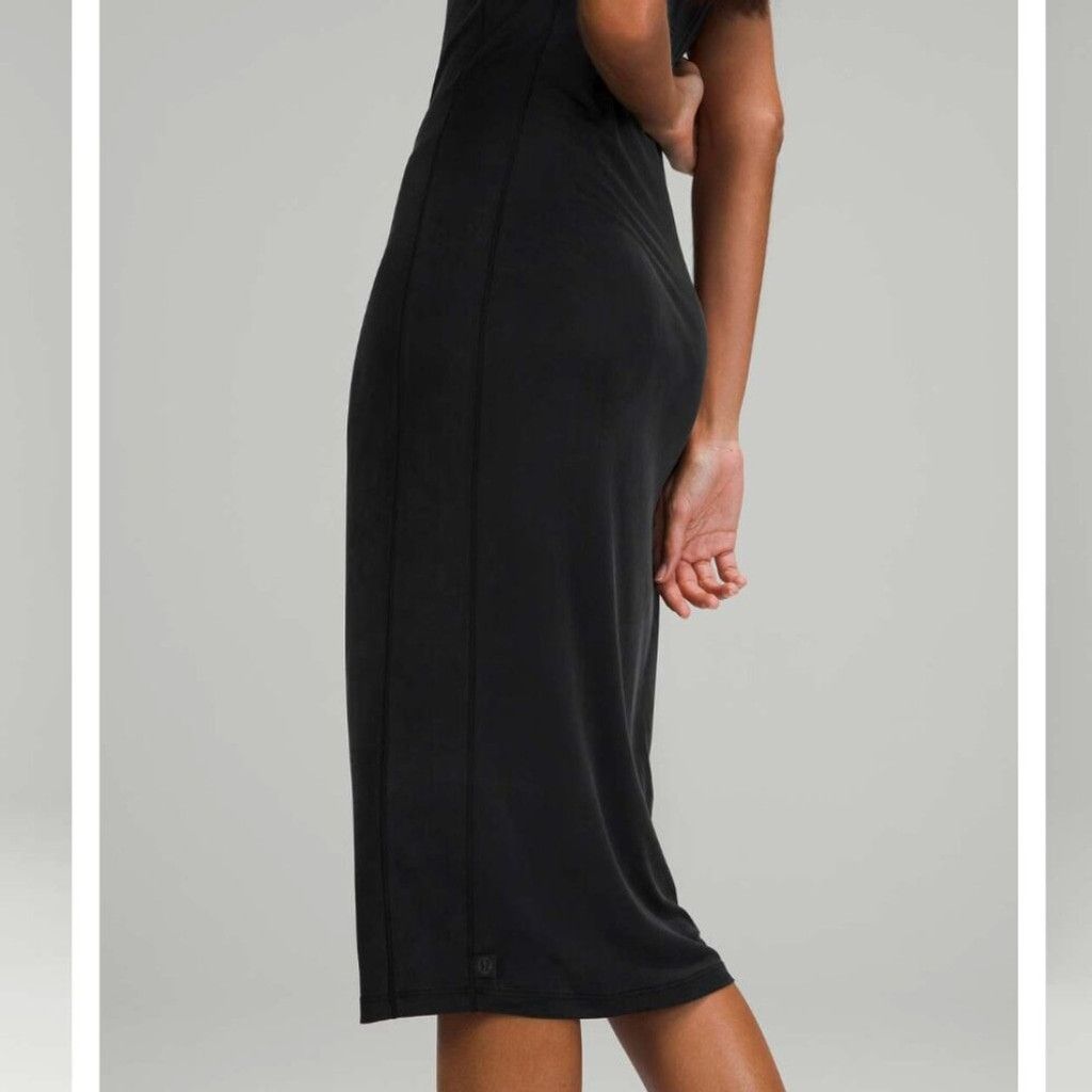 Lululemon Lululemon Lab Black Tank Midi Dress Size S/4 Size S / US 4 / IT 40 - 2 Thumbnail