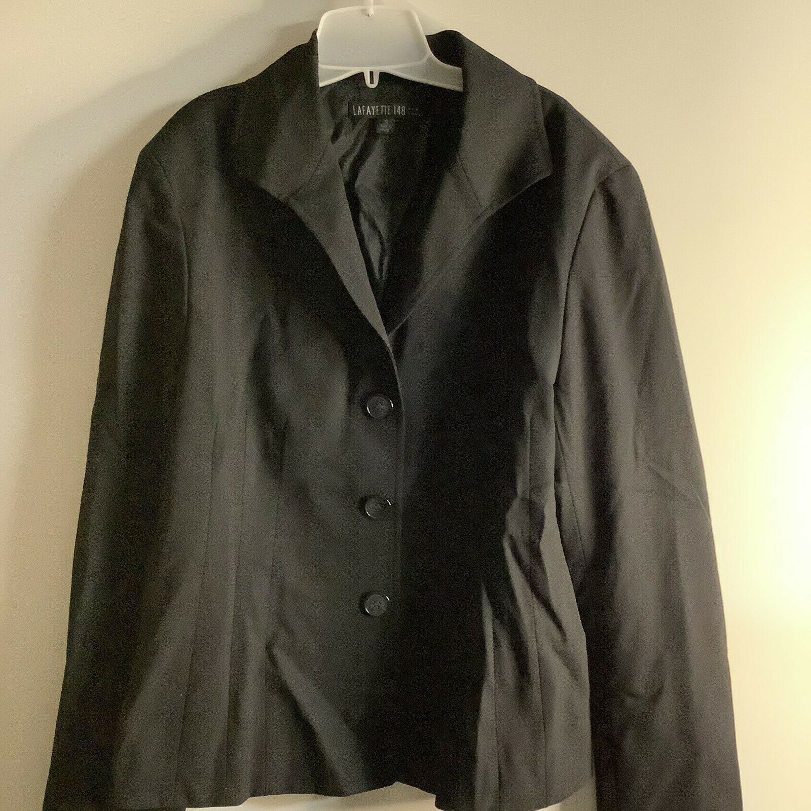 Lafayette 148 Minimalist Black Career Blazer Lafayette 148 New York 10 Size L / US 10 / IT 46 - 3 Thumbnail