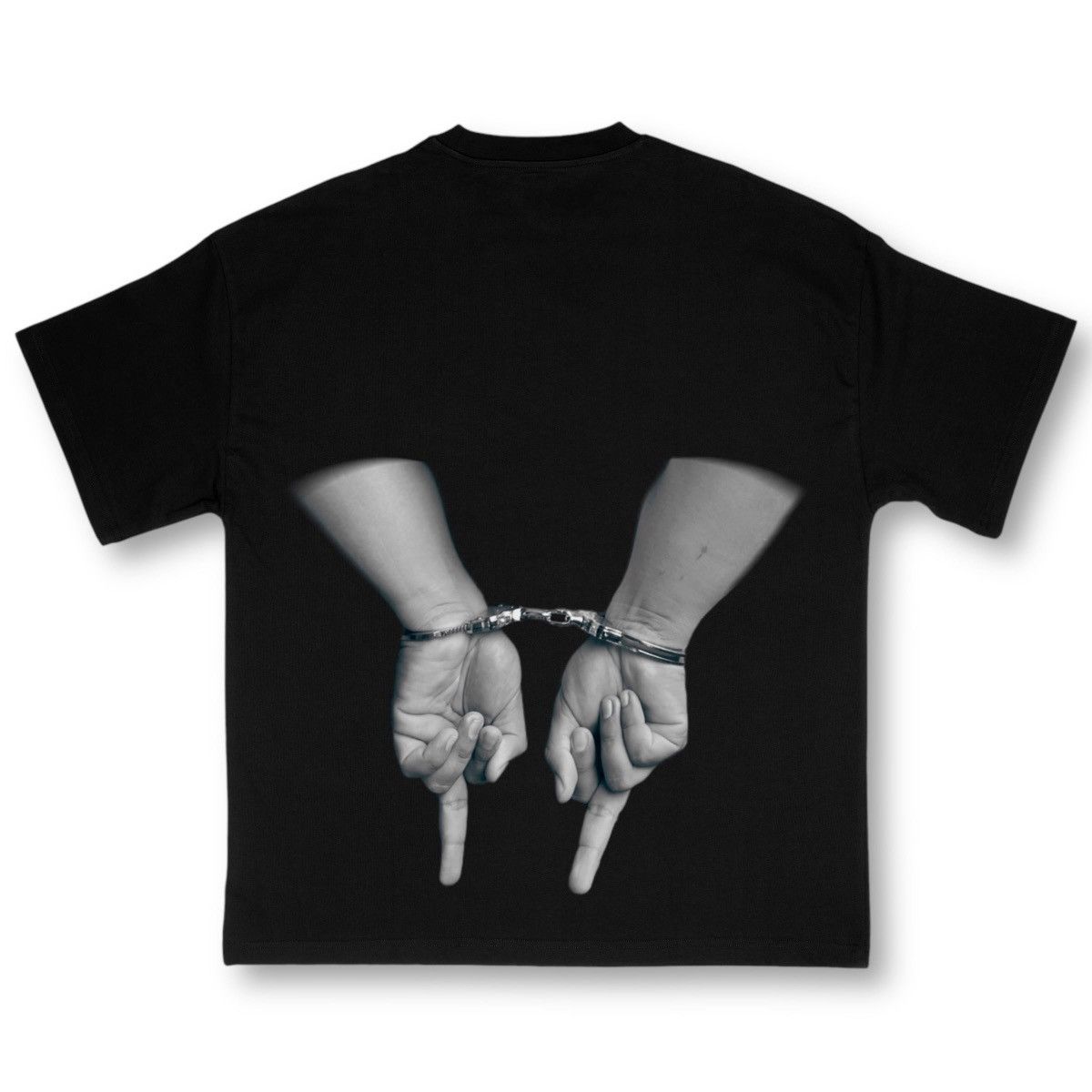 WWE Stone cold mugshot/hand cuff tee Size US XL / EU 56 / 4 - 2 Thumbnail