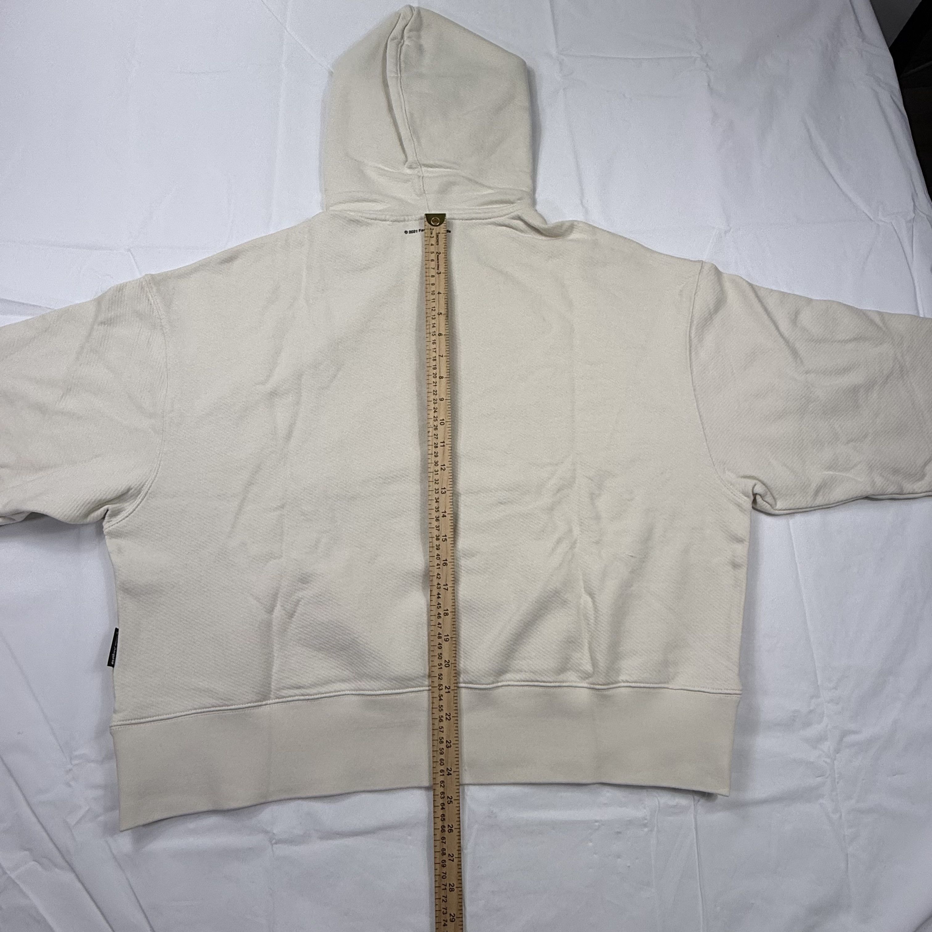 Palm Angels Palm Angels Cream Graphic Hoodie Mens Medium Size US M / EU 48-50 / 2 - 9 Thumbnail