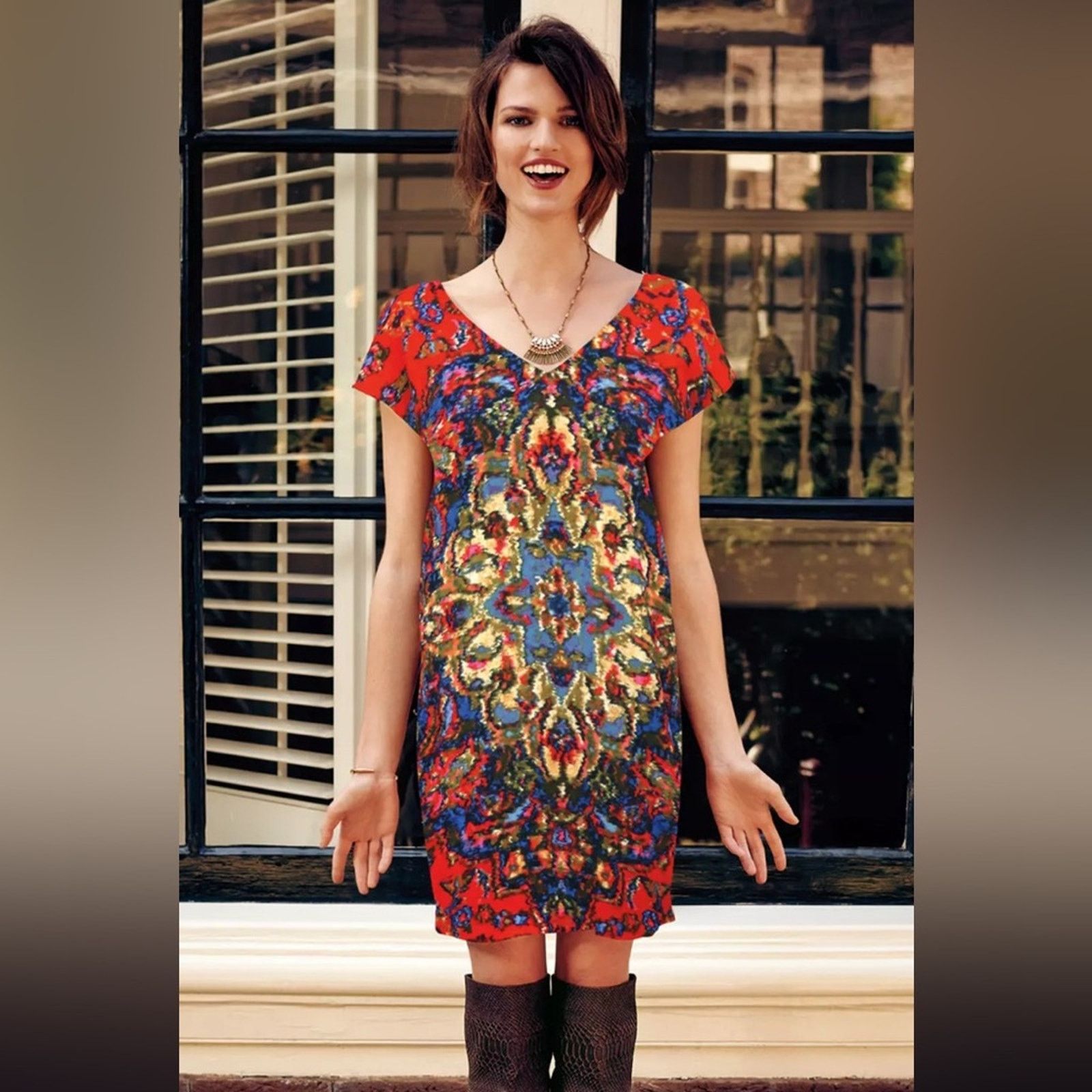 Anthropologie Anthropologie Maeve Prins Tunic Dress Size S / US 4 / IT 40 - 1 Thumbnail