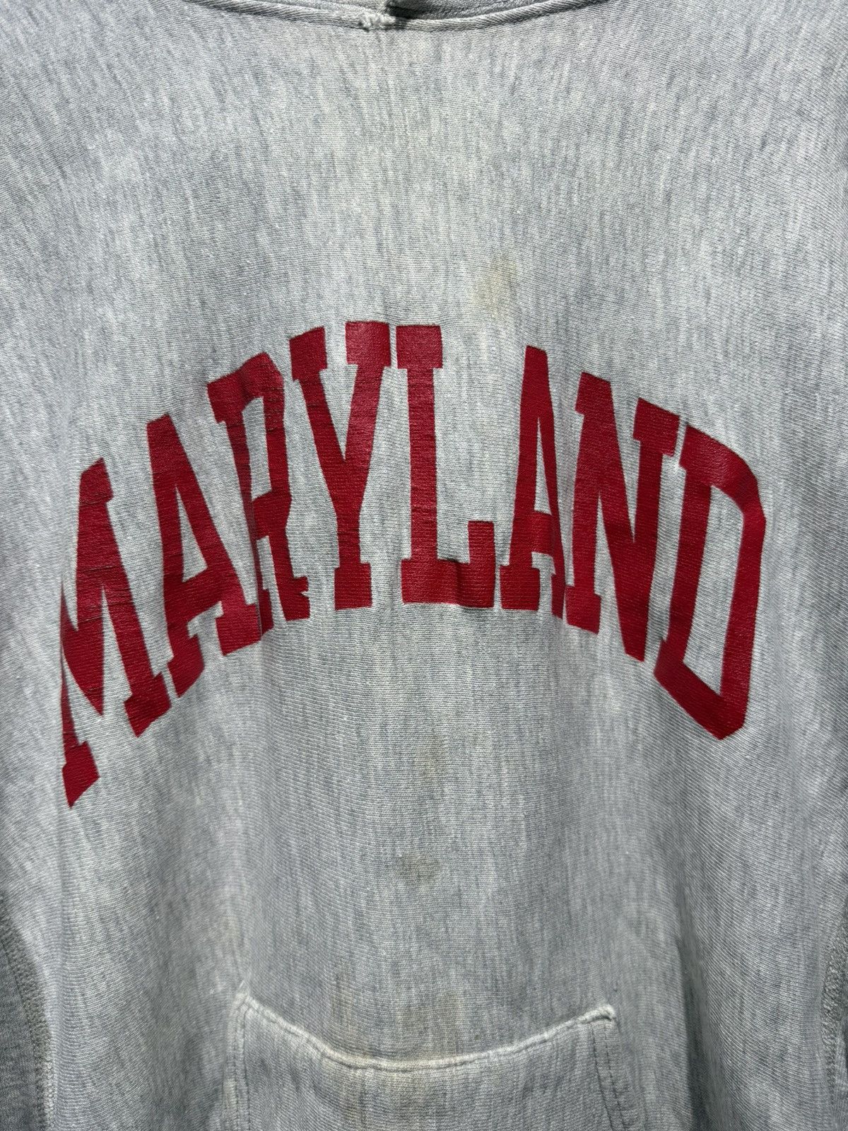 Vintage Vintage 80s University of Maryland champion hoodie Size US XL / EU 56 / 4 - 6 Thumbnail