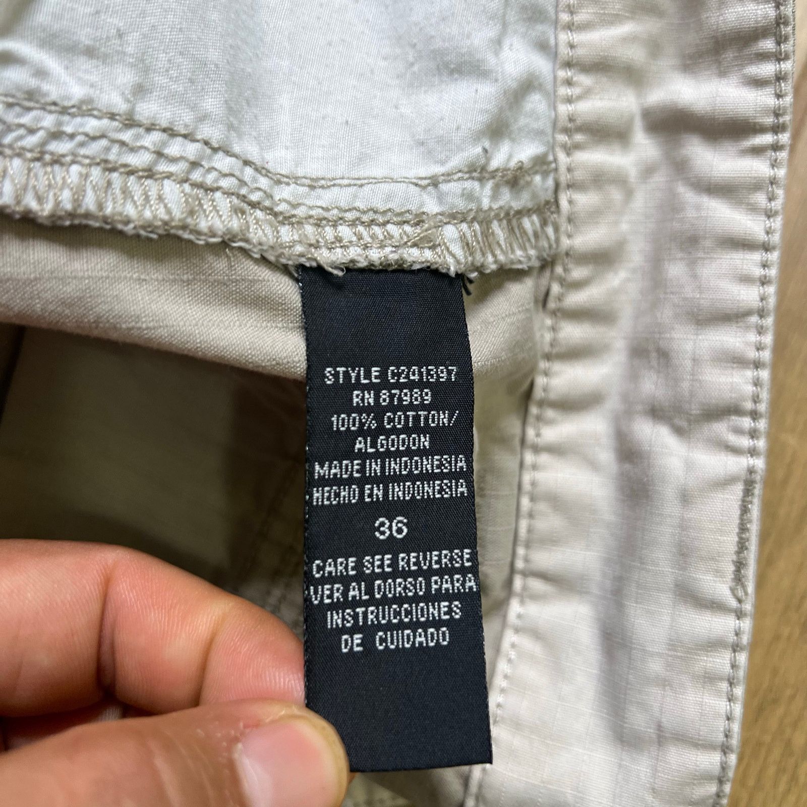 Ocean Pacific Vintage OP Ocean Pacific Shorts Men’s Sz 36 Tan Cargo Y2K Size US 36 / EU 52 - 6 Thumbnail