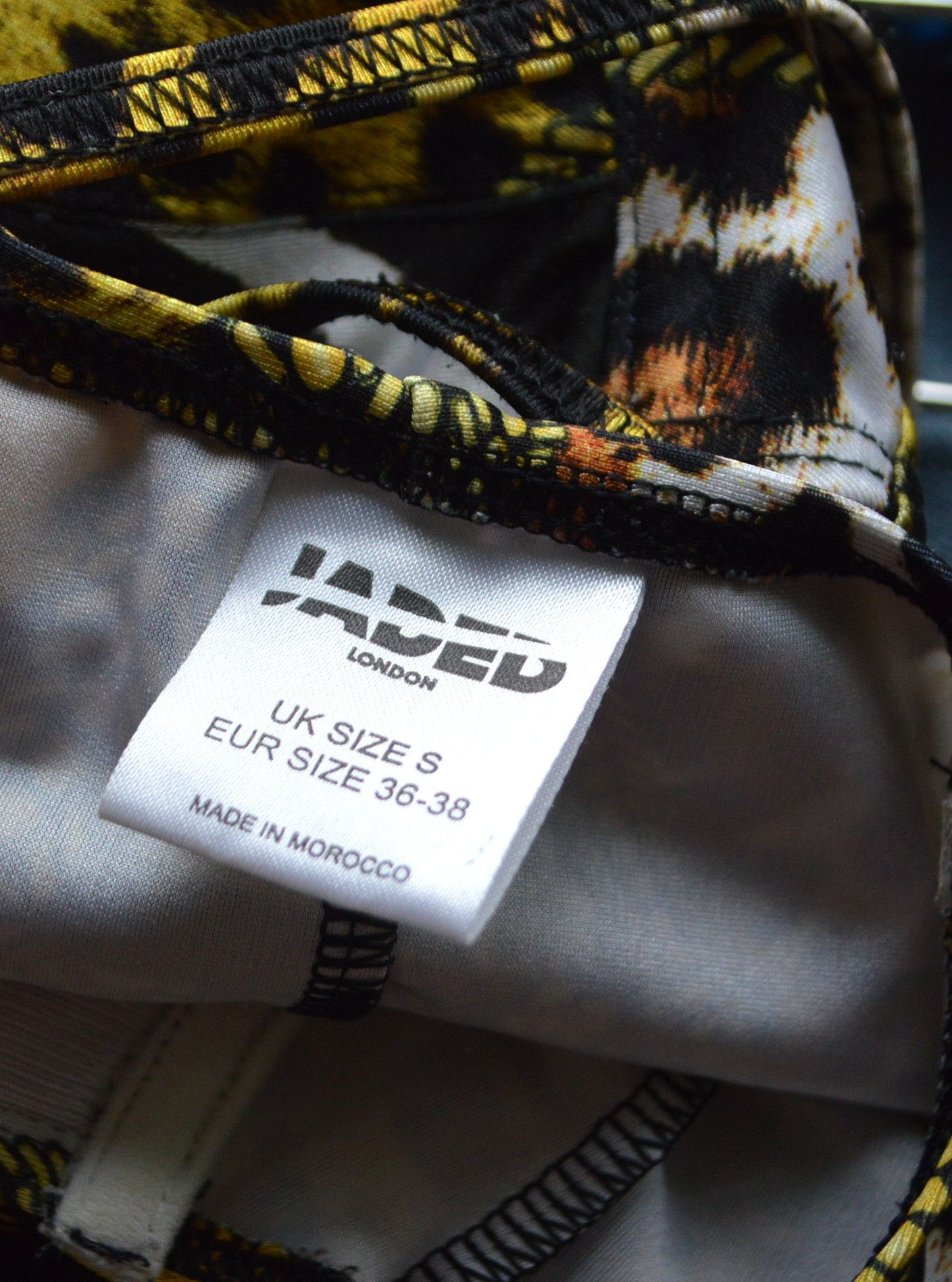 Jaded London Jaded London Baroque Animal Print Jumpsuit Y2K Versace Size 28" / US 6 / IT 42 - 9 Thumbnail