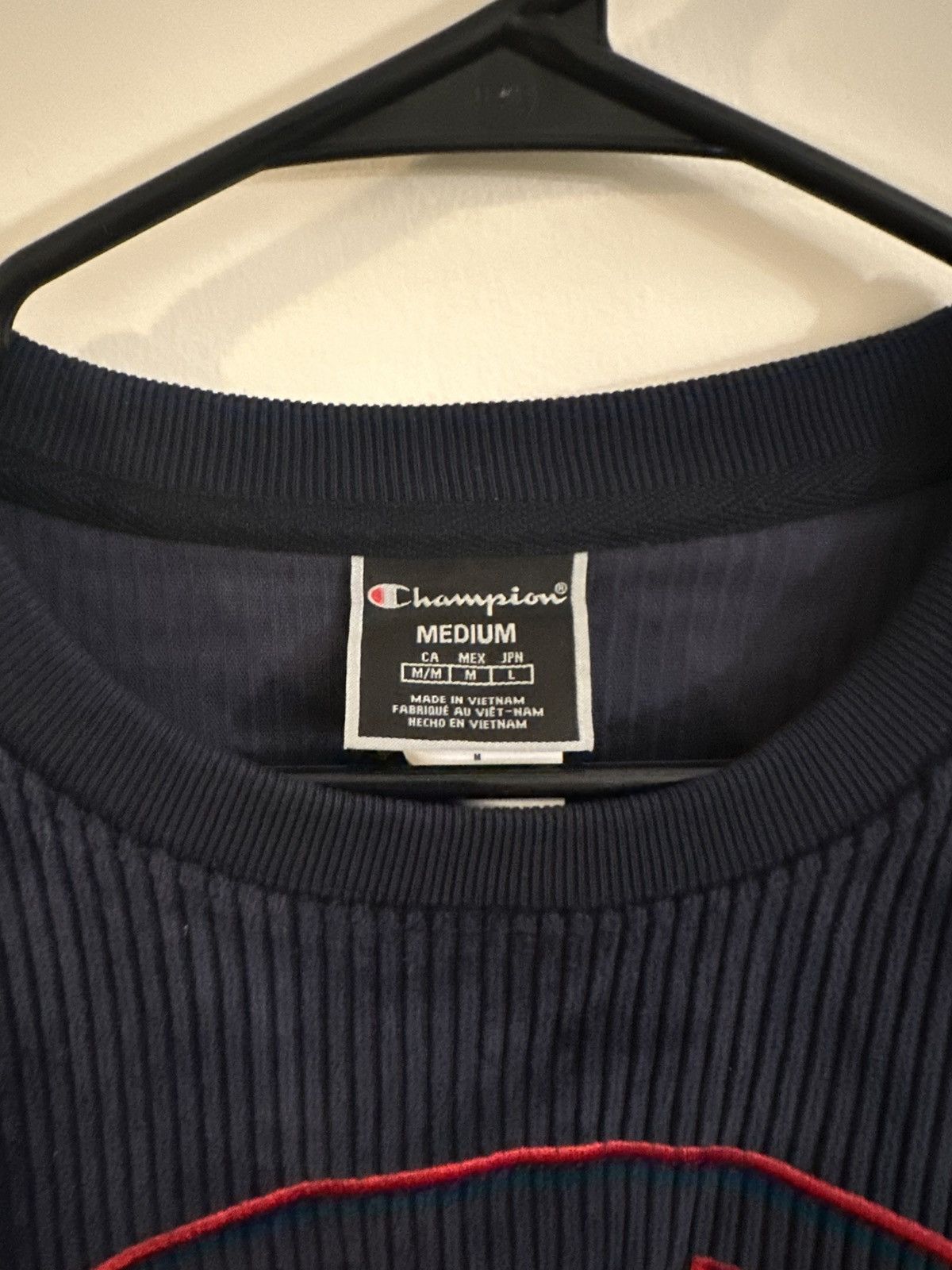 Champion CHAMPION BLUE SWEATSHIRT WITH LOGO Size US M / EU 48-50 / 2 - 3 Thumbnail