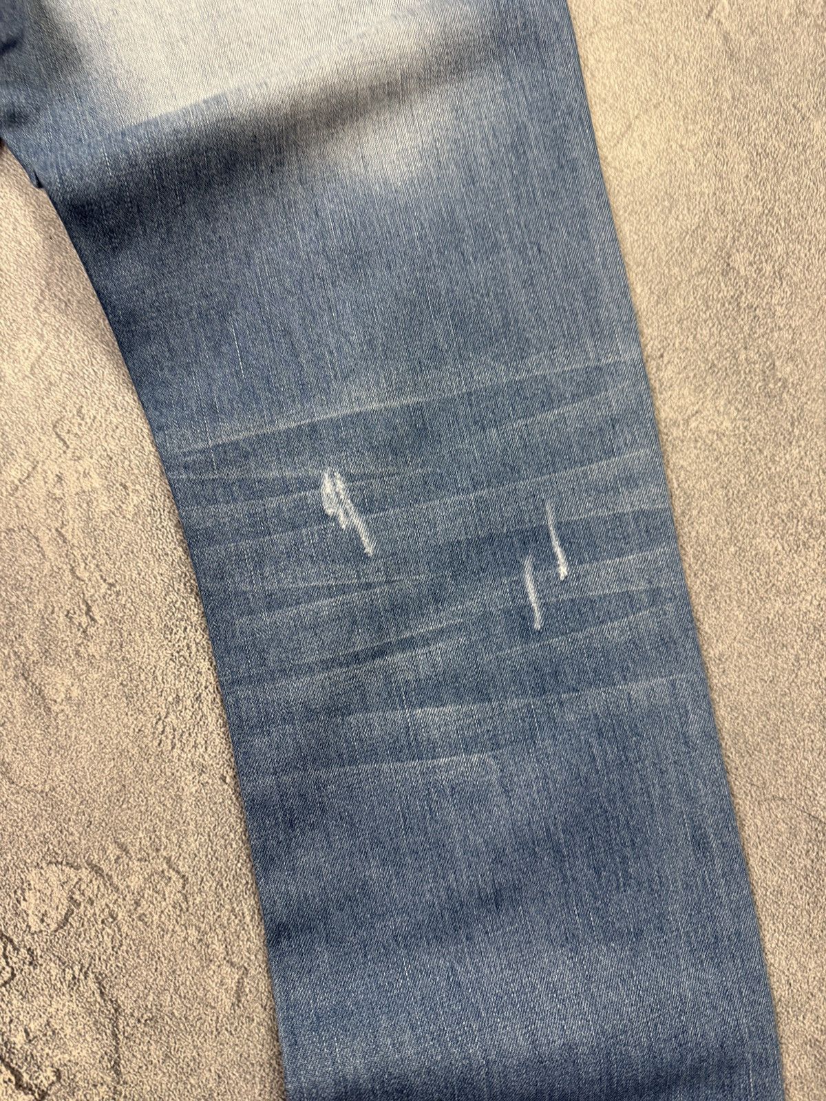 Diesel Vintage Diesel Jeans Distressed Faded Flared Wide Baggy Y2K Size US 33 - 14 Thumbnail