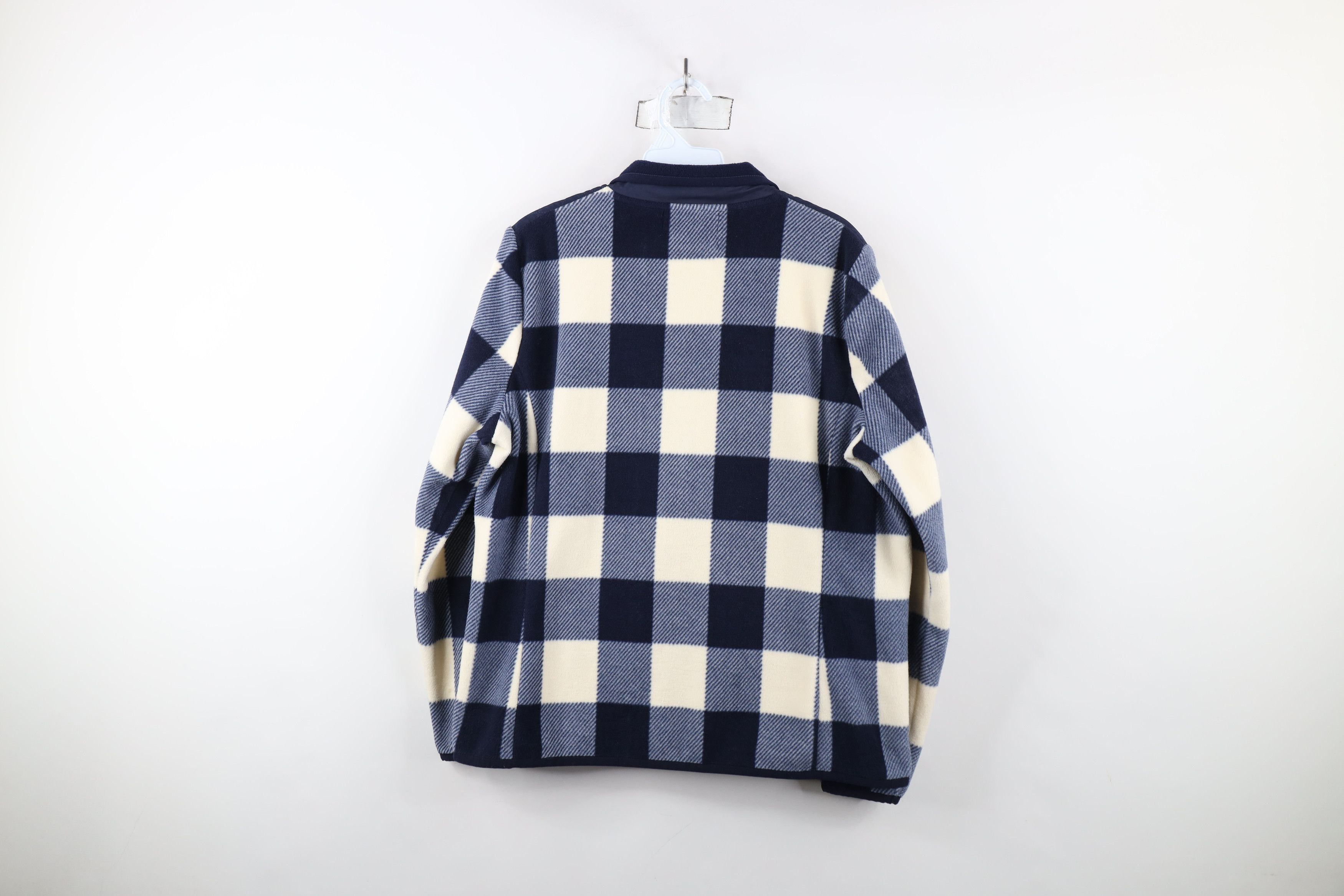 Ralph Lauren × Vintage Vintage 90s Ralph Lauren Quilted Fleece Full Zip Jacket Size L / US 10 / IT 46 - 12 Thumbnail