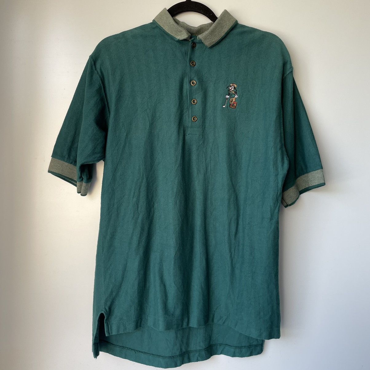 Disney Vintage Goofy Golf Polo Shirt Green Walt Disney World Grailed