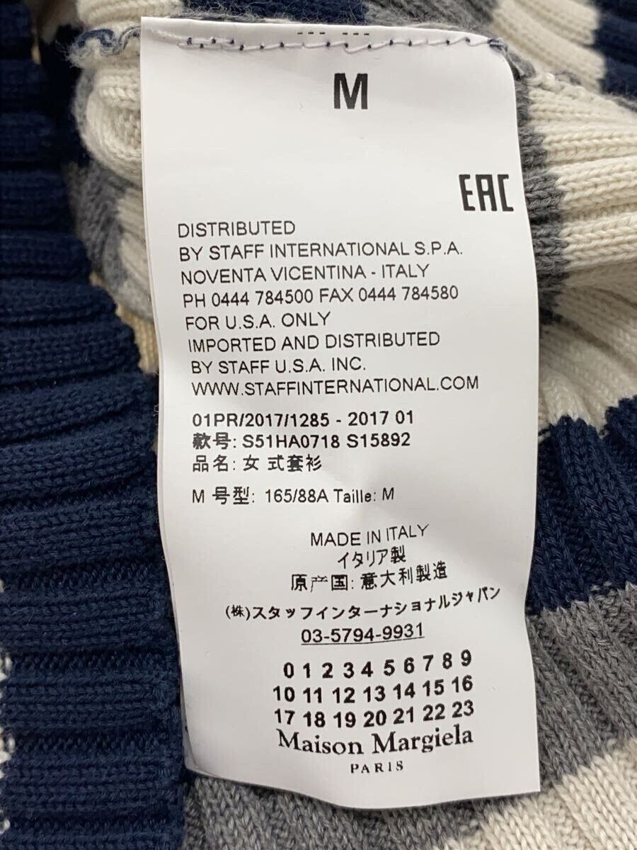 Maison Margiela Two Tone Striped Ribbed Knit Sweater Size M / US 6-8 / IT 42-44 - 5 Thumbnail