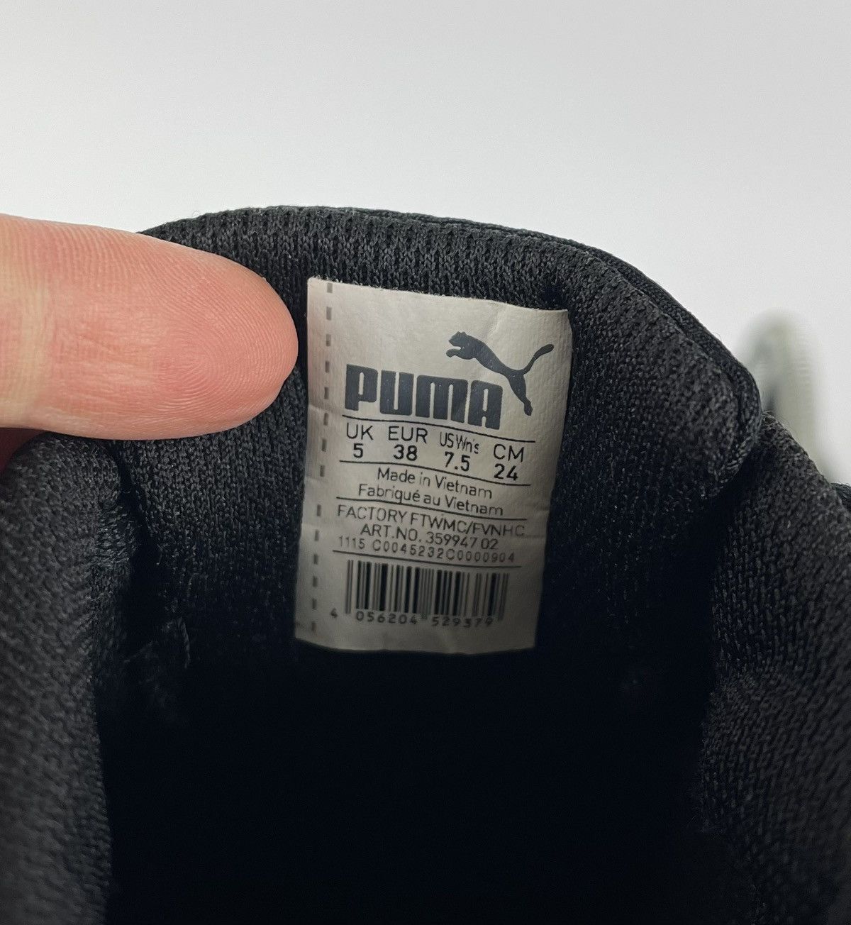 Puma Puma BW Sport Lightweight Sneakers Shoes Size 38 US7.5 Black Size US 7.5 / IT 37.5 - 11 Thumbnail