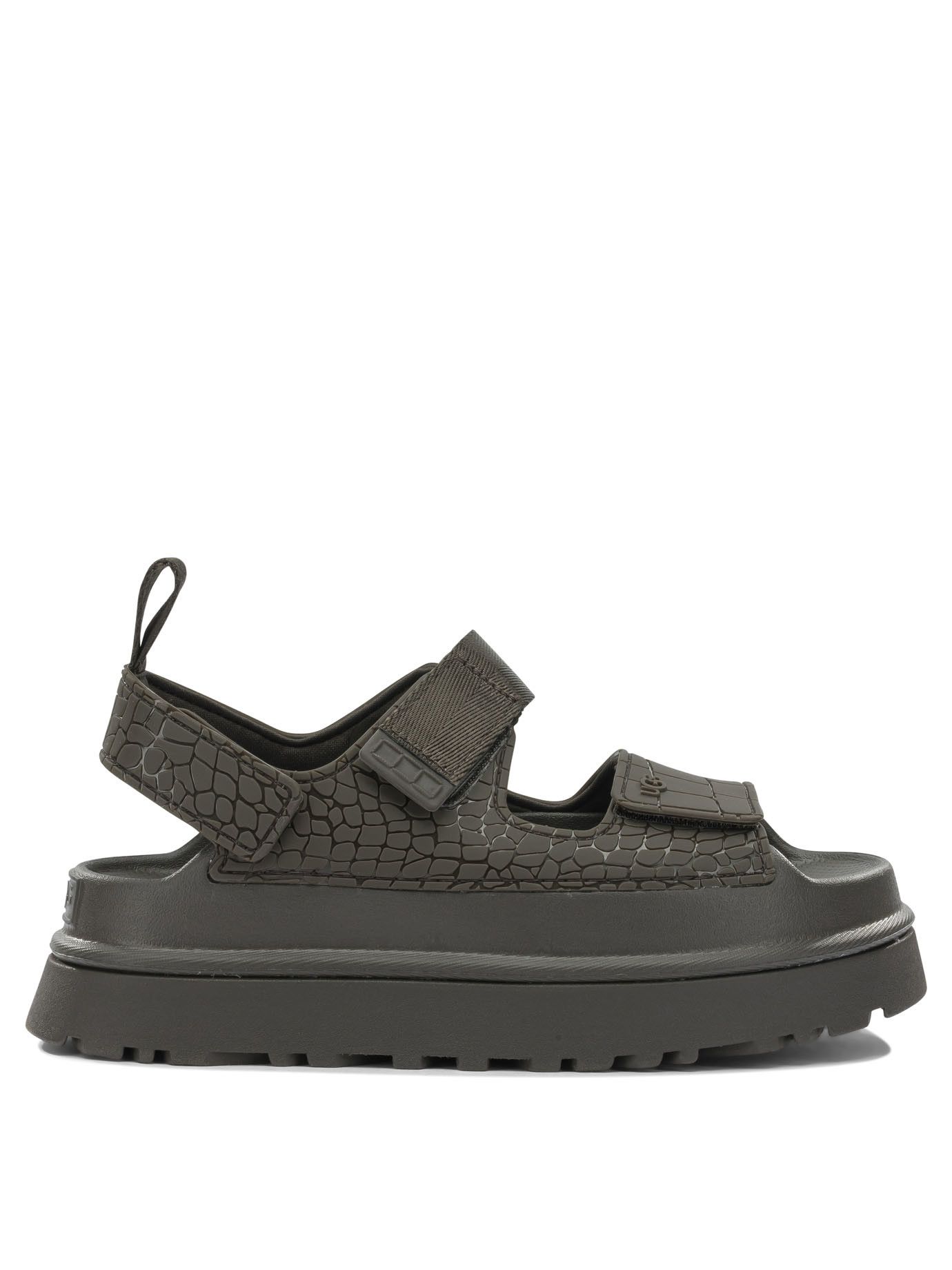 Ugg Goldenglow Embossed Low Sandals Size US 7 / IT 37 - 1 Thumbnail