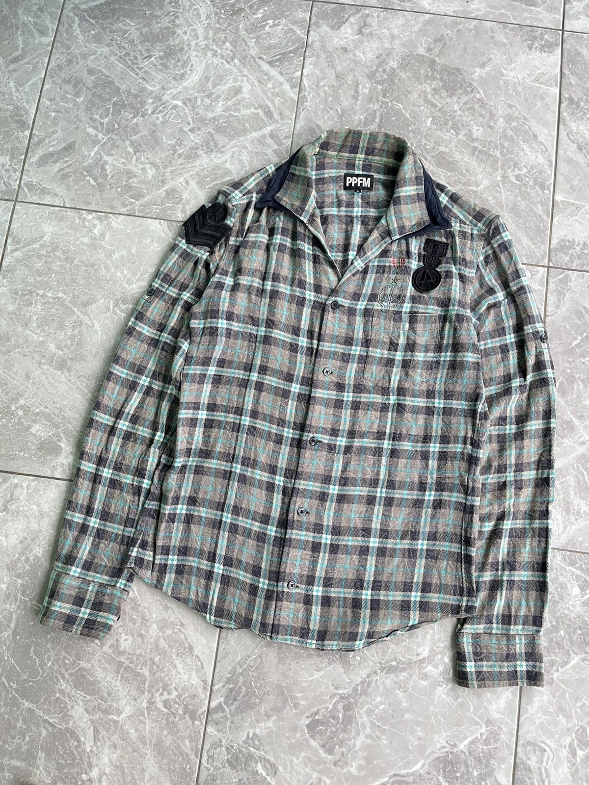 PPFM PPFM Japanese Brand Button Shirt Size US M / EU 48-50 / 2 - 1 Thumbnail