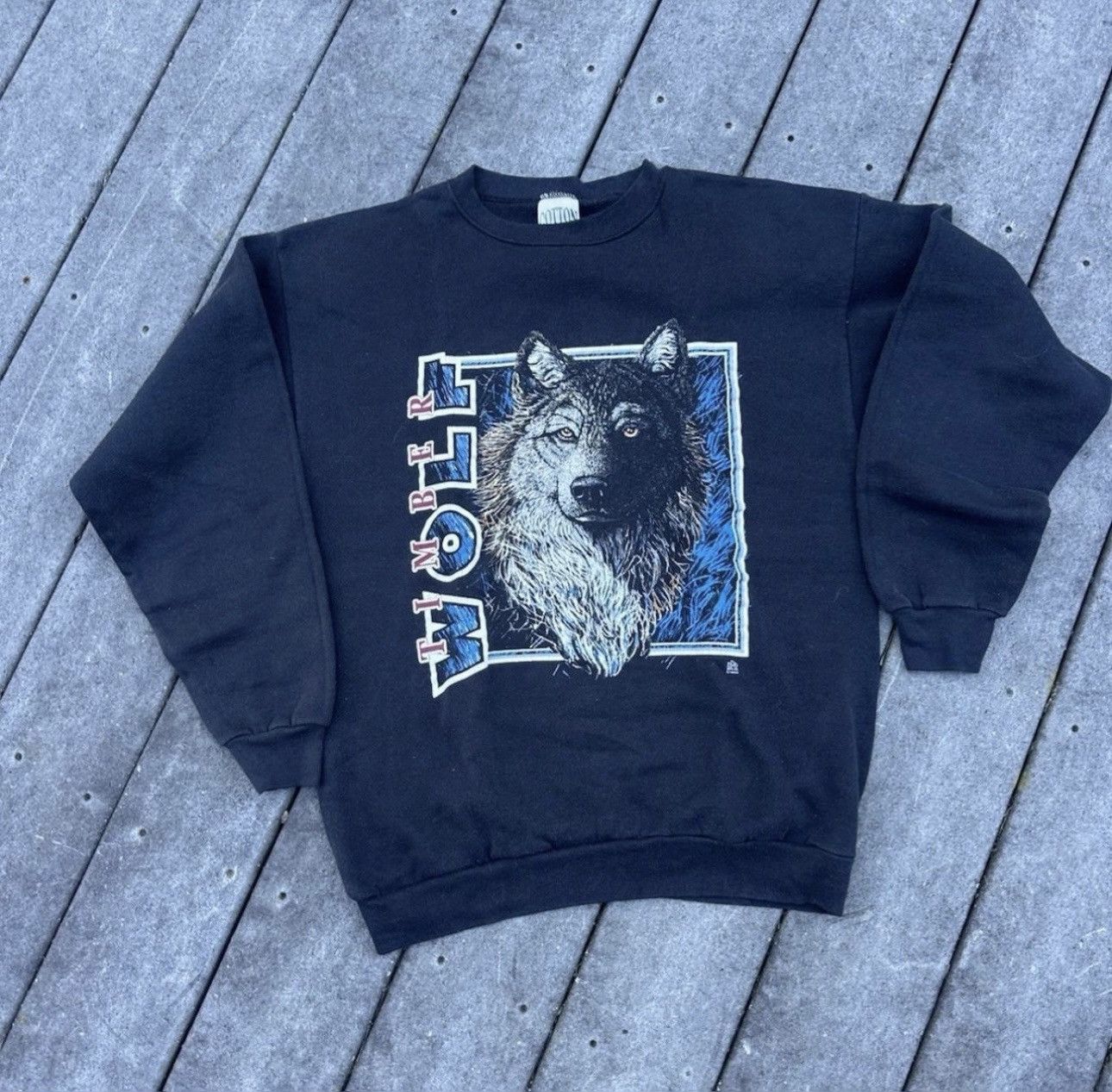 Vintage Vintage Wolf Sweater Size US L / EU 52-54 / 3 - 1 Thumbnail
