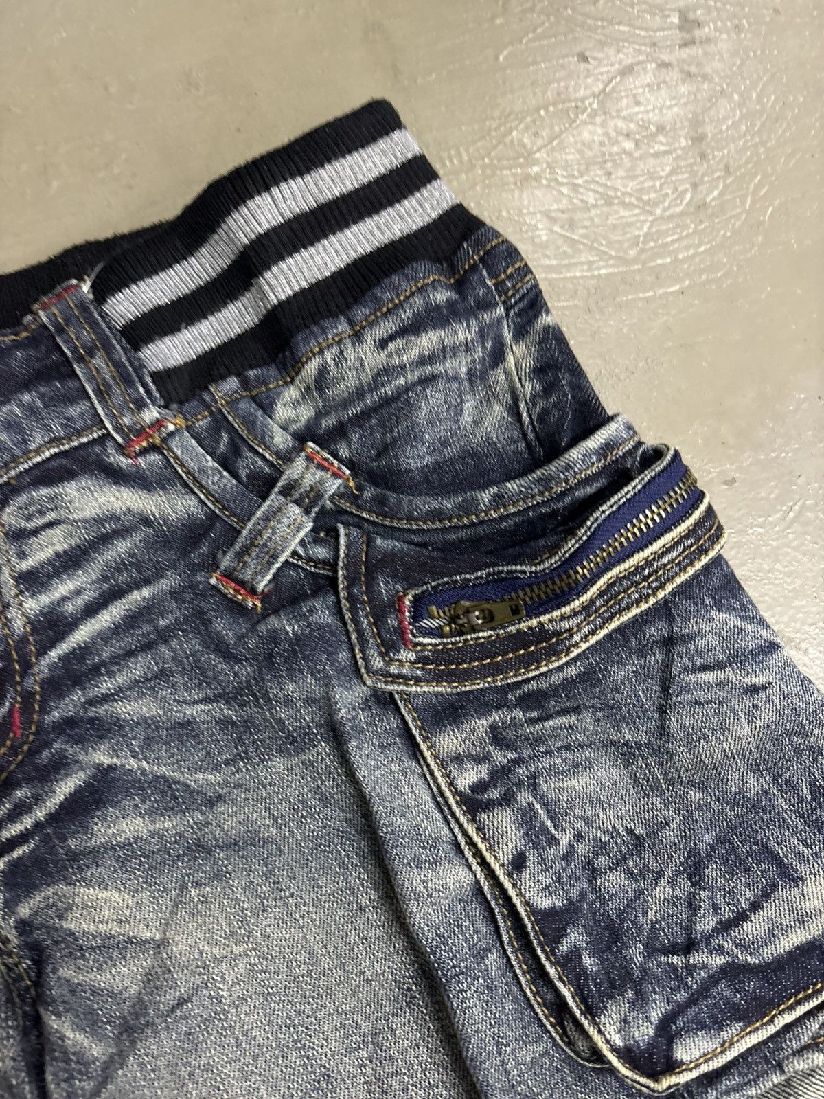 If Six Was Nine RNA H Naoto Acid Wash Japanese brand Denim shorts Size 30" / US 8 / IT 44 - 5 Thumbnail
