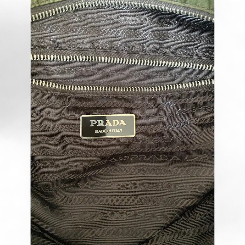 Prada Prada - Nylon 2Way Khaki Vintage Boston Handbag OIive Size ONE SIZE - 8 Thumbnail