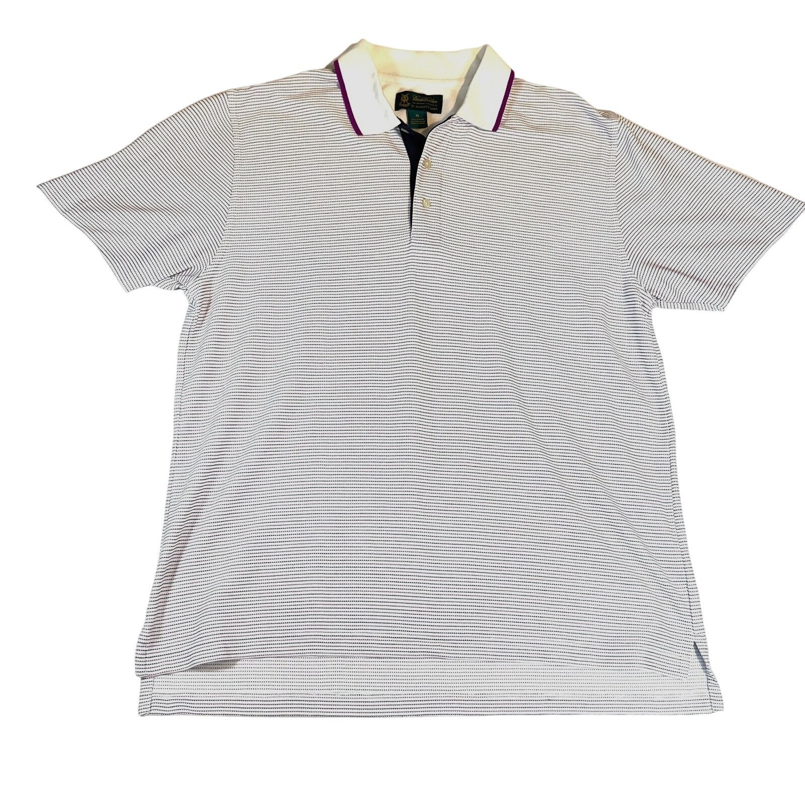 Brooks Brothers Brooks Brothers X St Andrews Links Polo Shirt Men XL Purple Size US XL / EU 56 / 4 - 1 Thumbnail