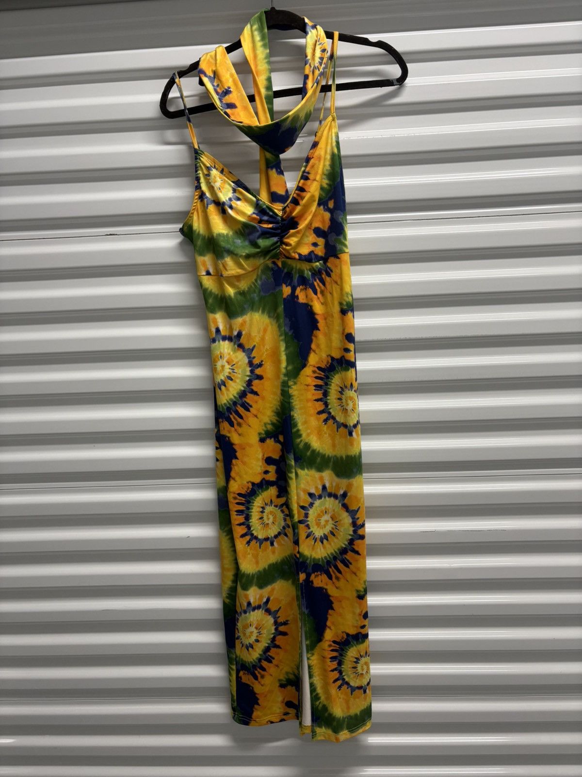 Other Fun Summer Dress With Spaghetti Strap And Scarf Size L / US 10 / IT 46 - 1 Thumbnail