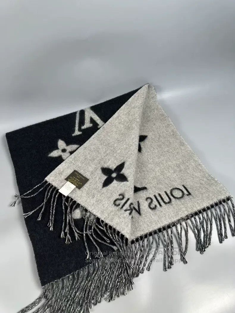 Louis Vuitton Louis Vuitton Black-and-grey color-block double-sided tass Size ONE SIZE - 4 Thumbnail