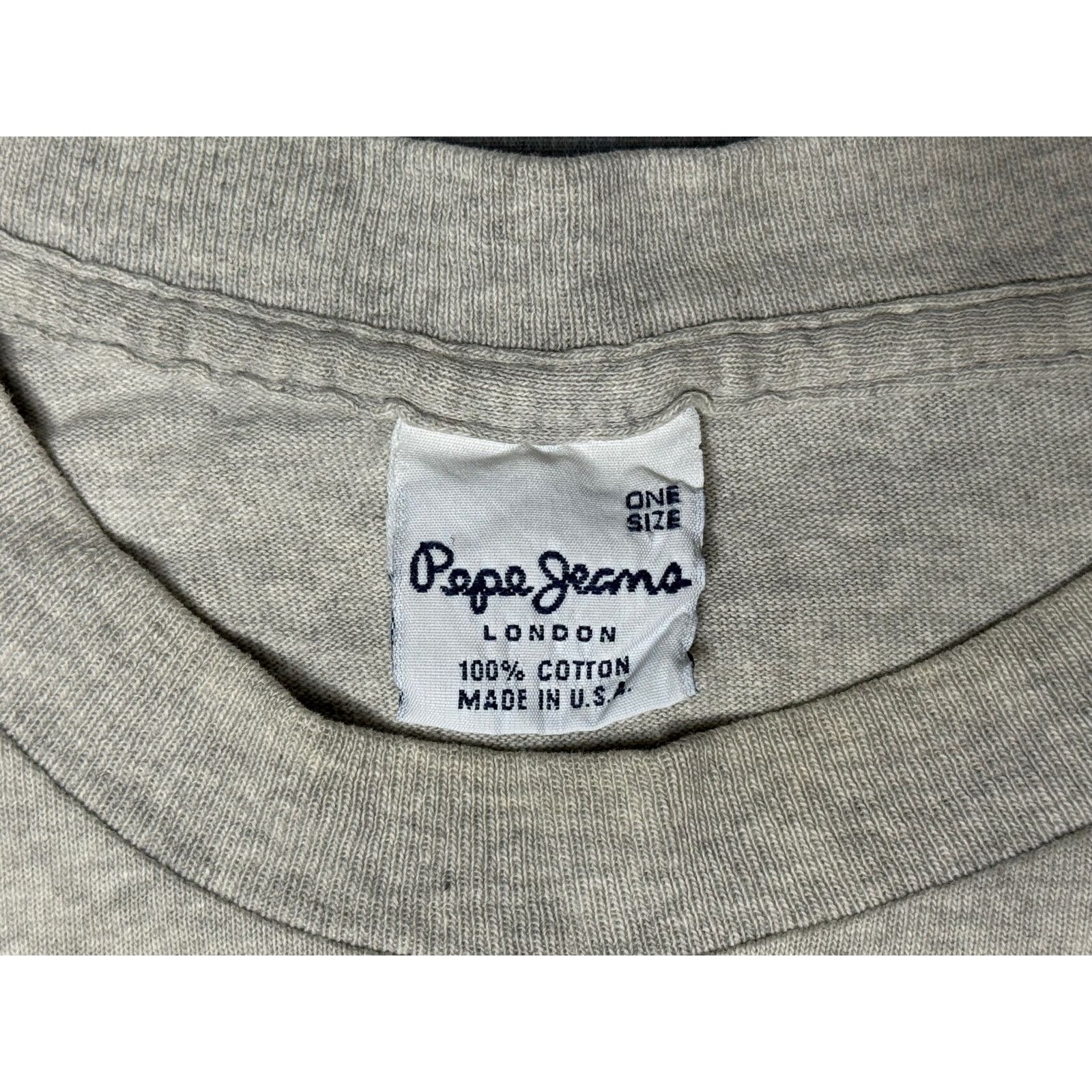 Pepe Jeans × Vintage Vintage Pepe Jeans London Long Sleeve T-shirt One Size 22x30 Size US L / EU 52-54 / 3 - 3 Thumbnail