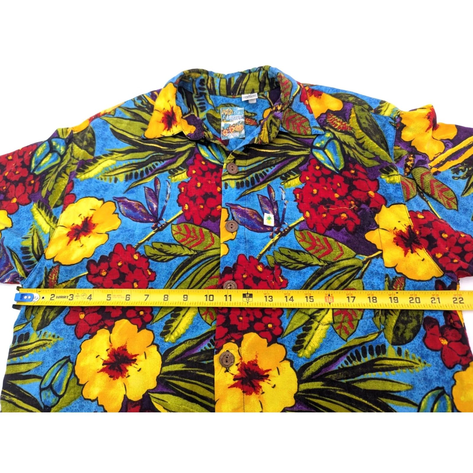 Reyn Spooner Pineapple Moon Hawaiian Shirt Men S Multicolor Floral Button Up Reyn Spooner Size US S / EU 44-46 / 1 - 5 Thumbnail