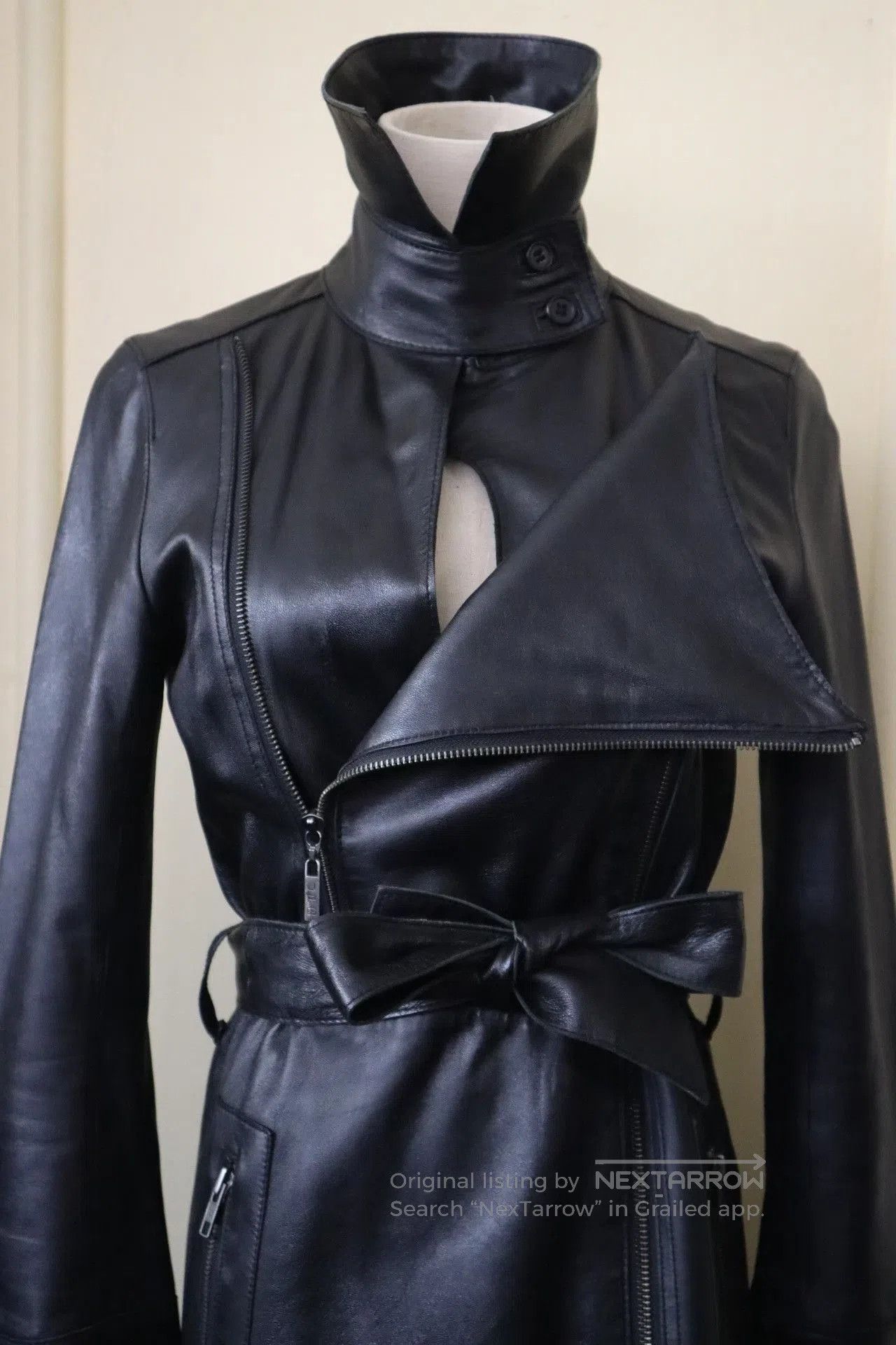 Jean Paul Gaultier 1990s Jean Paul Gaultier Black Leather Coat. Size M / US 6-8 / IT 42-44 - 1 Thumbnail
