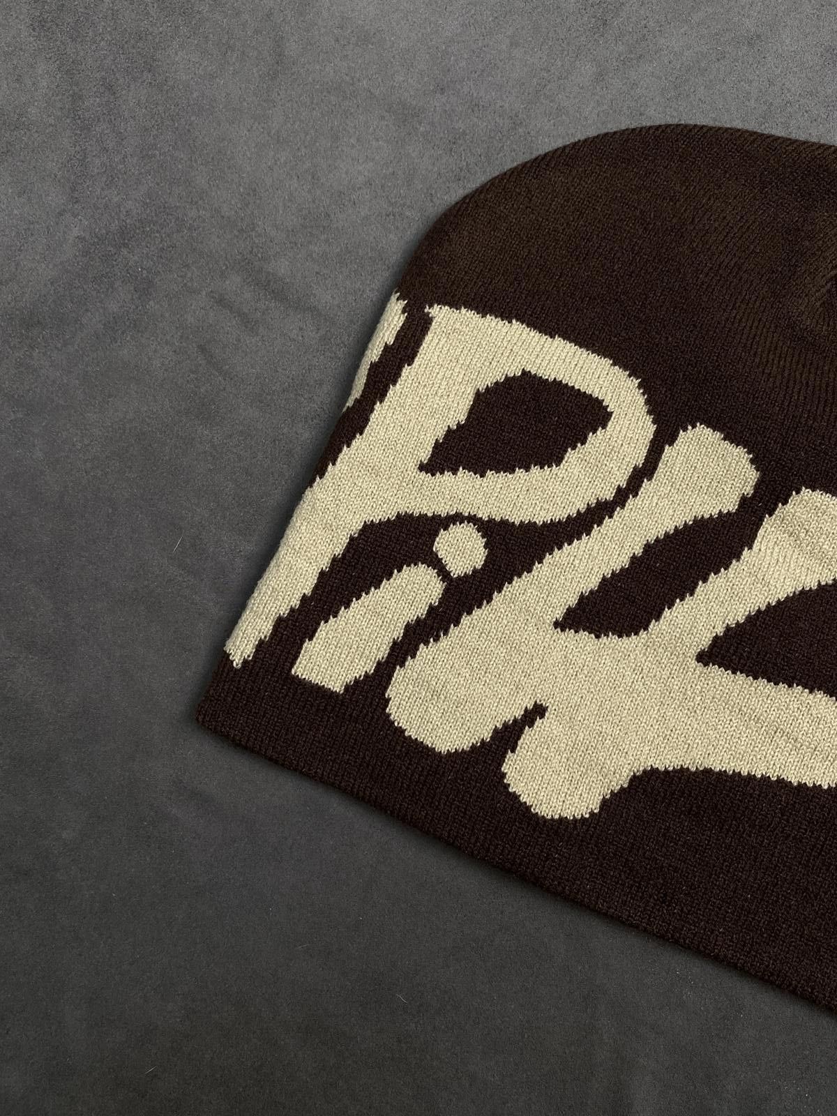 Japanese Brand Deadstock Purpill Main Logo No Cuff Brown Beanie Hats OS Size ONE SIZE - 6 Thumbnail