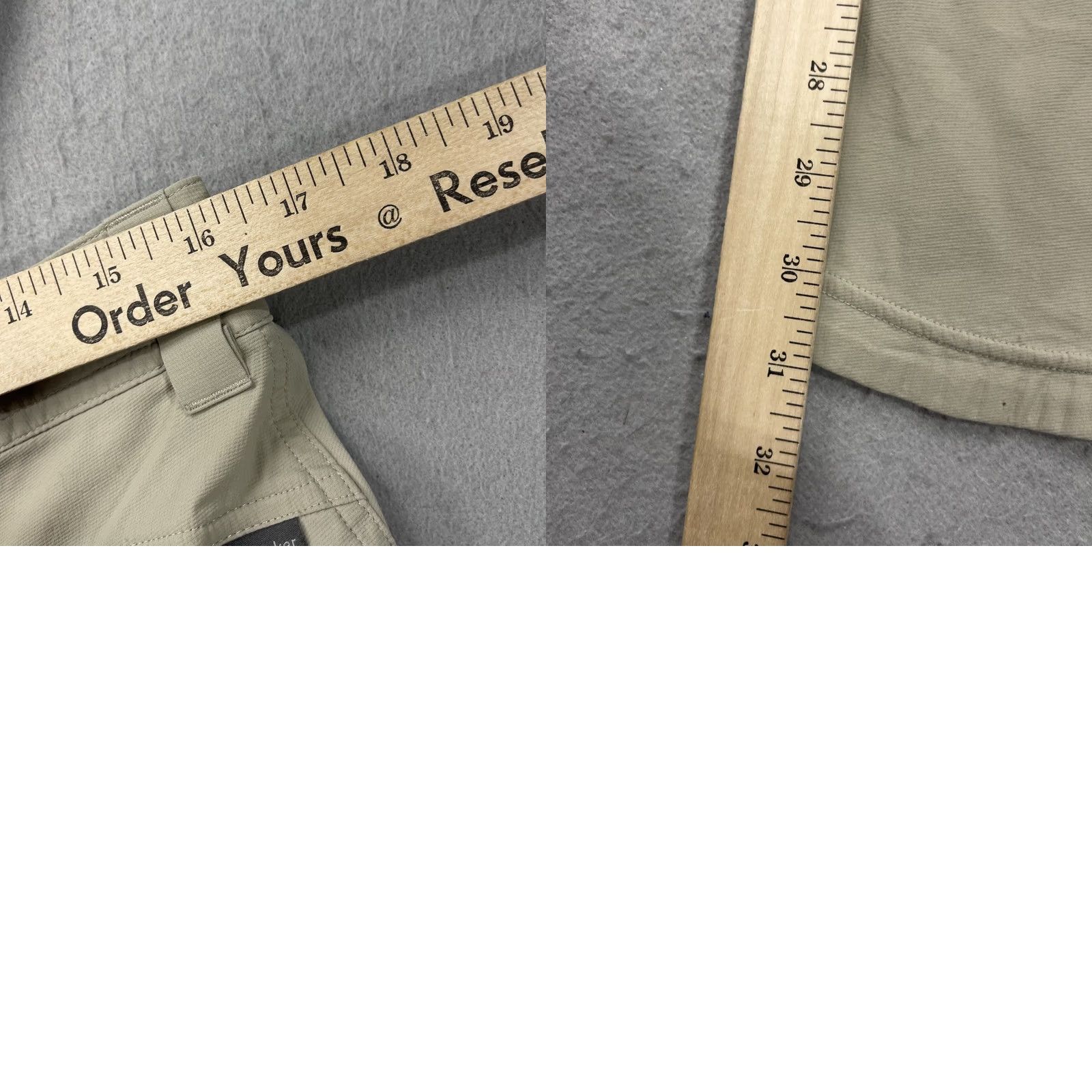 Icebreaker Icebreaker Pants Mens 34x31 Khaki Merino Wool Blend Outdoor Hiking Travel Size US 34 / EU 50 - 7 Thumbnail