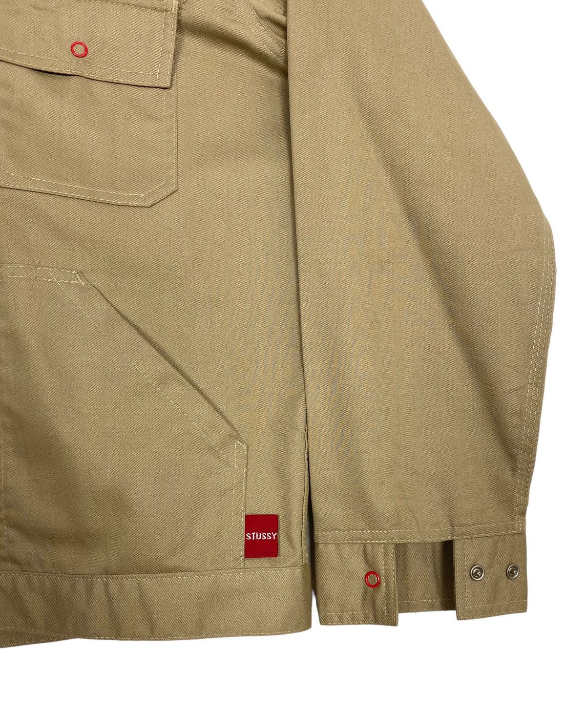 Stussy Rare‼️ Vintage Stussy Khaki Snap Button Shirt Made in Usa Size US S / EU 44-46 / 1 - 5 Thumbnail