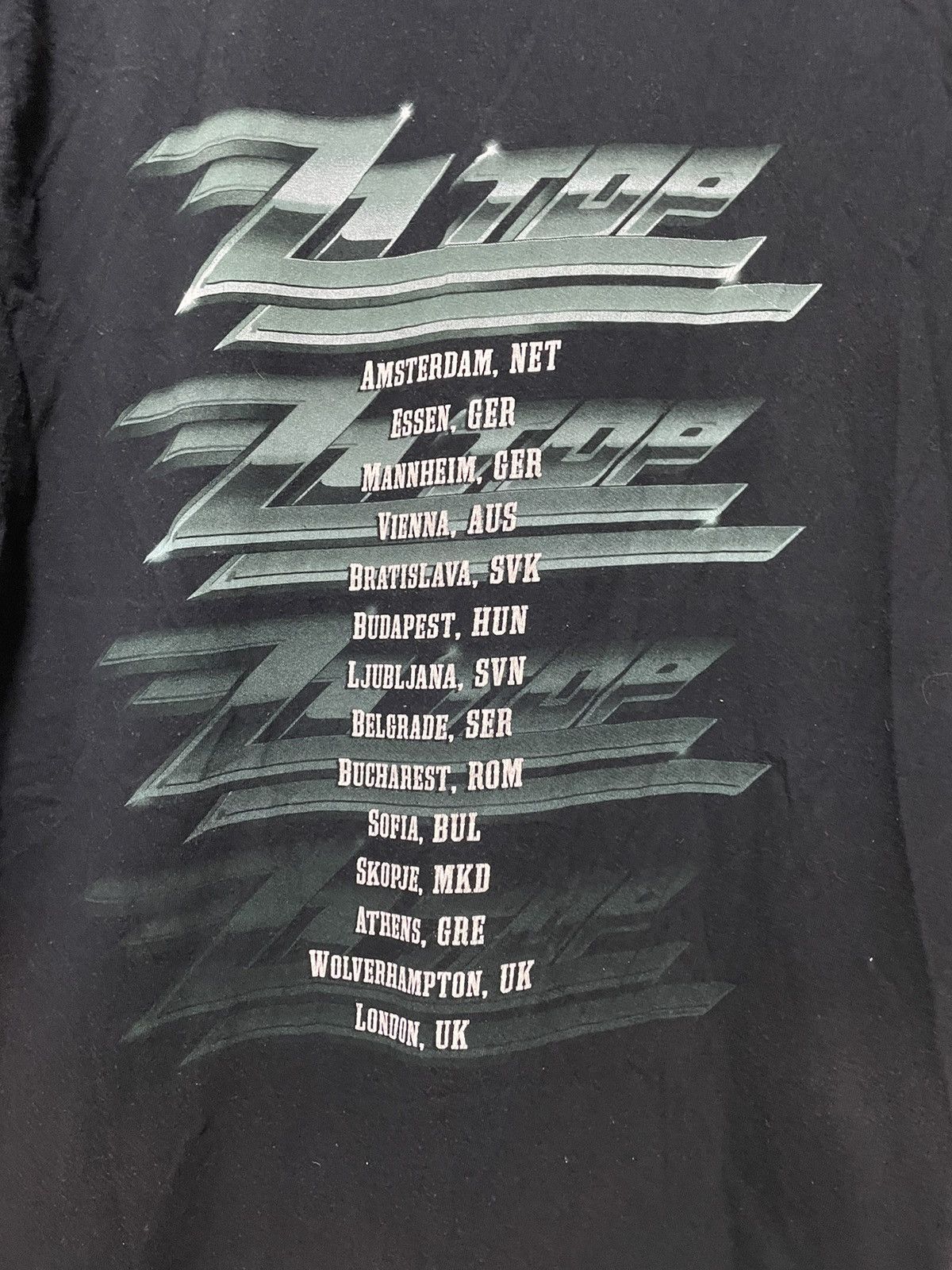 Band Tees × Vintage Vintage ZZ Top Tour T Shirt Vintage Band Tee Size US XL / EU 56 / 4 - 7 Thumbnail