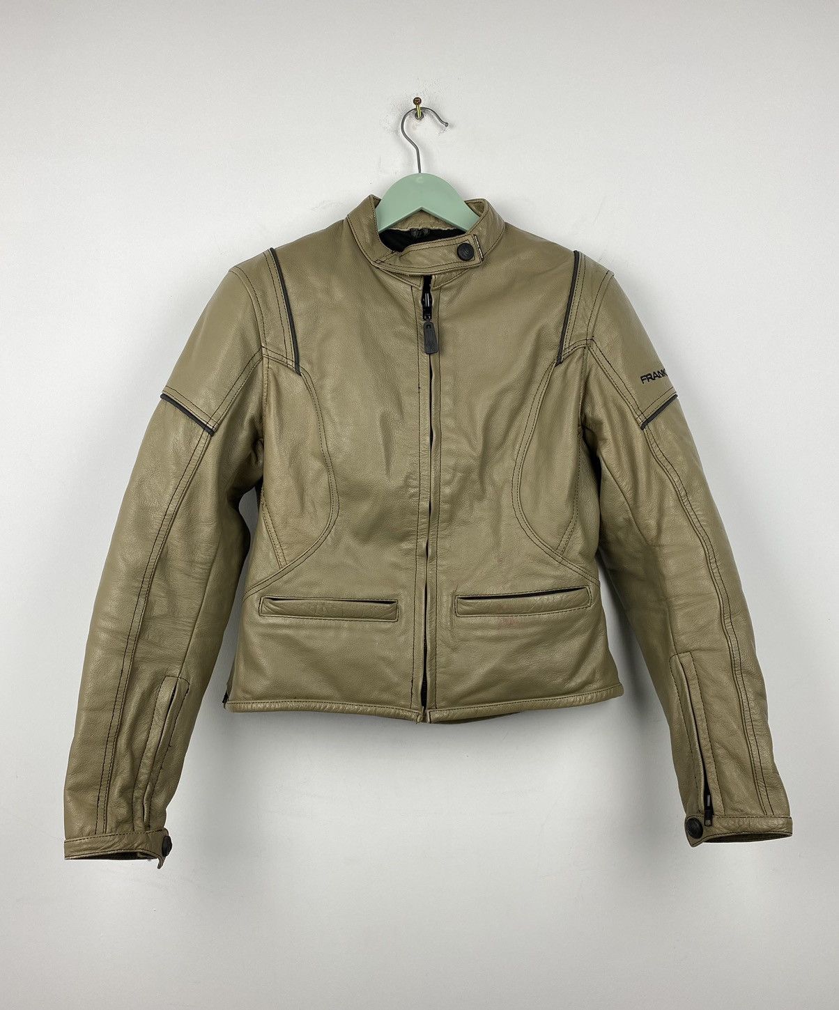 Genuine Leather Frank Thomas Leather Jacket Women Racing Moto Marlboro BMW Size M / US 6-8 / IT 42-44 - 1 Thumbnail