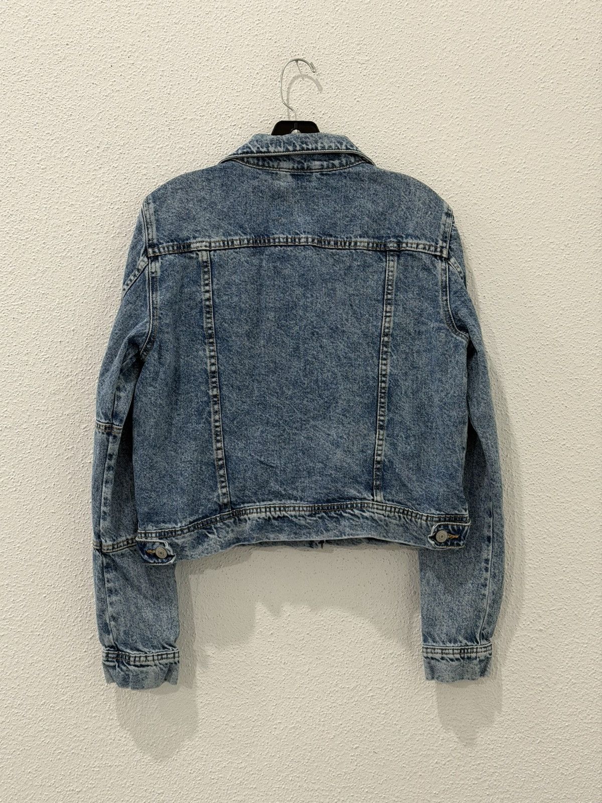 Free People Free People We The Free Cropped Denim Jean Jacket Women’s M Size M / US 6-8 / IT 42-44 - 4 Thumbnail