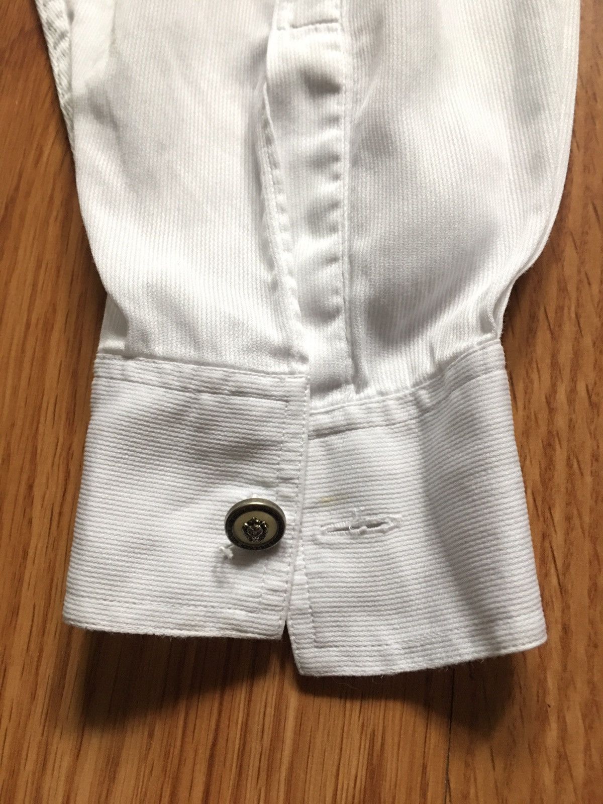 Versace VERSUS Gianni Versace White Italy Luxury Shirt Size 36/50 Size US L / EU 52-54 / 3 - 6 Thumbnail