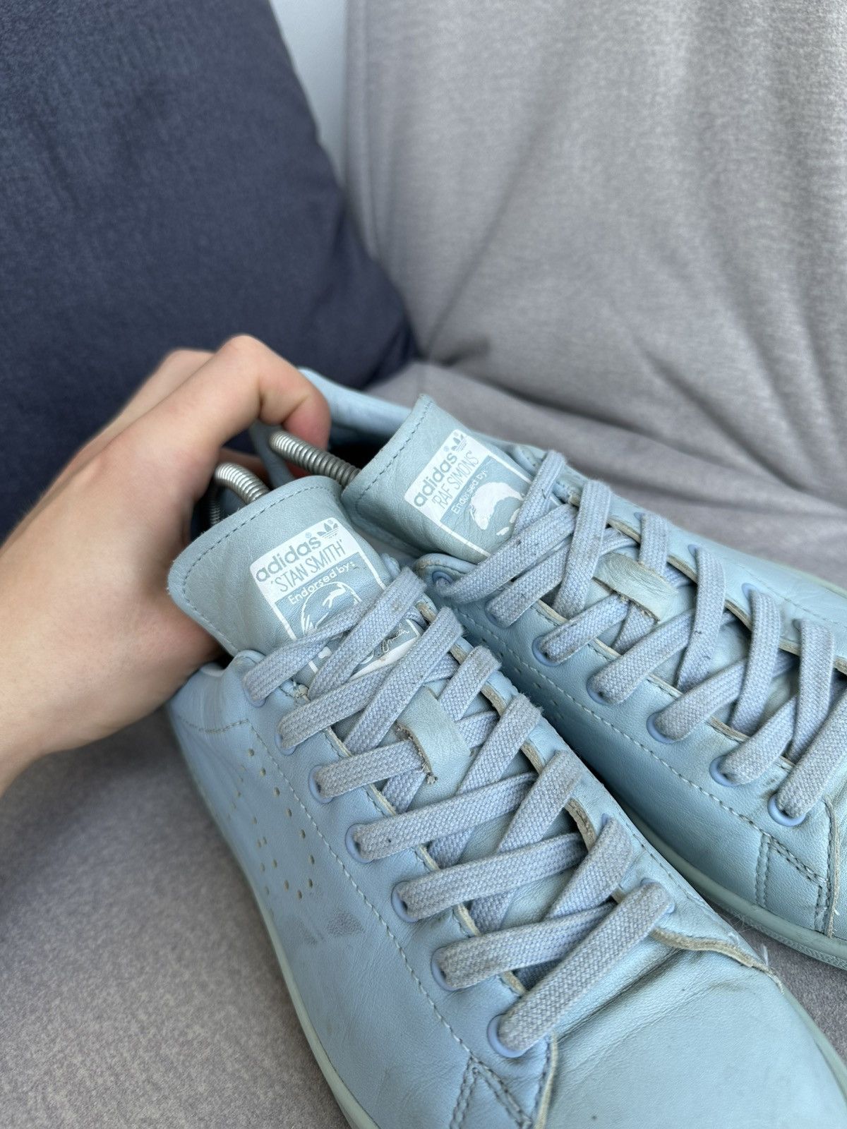 Raf Simons Raf Simons x Adidas Stan Smith Leather Sneakers Size US 5.5 / EU 38 - 9 Thumbnail