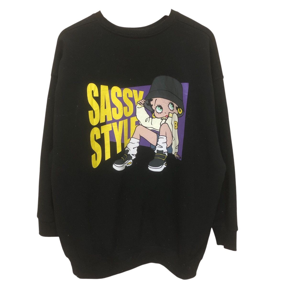 Anime × Cartoon Network 2022 Betty Boop Sassy Style Beggie Sweatshirt Size 4XL / US 24-26 - 4 Thumbnail