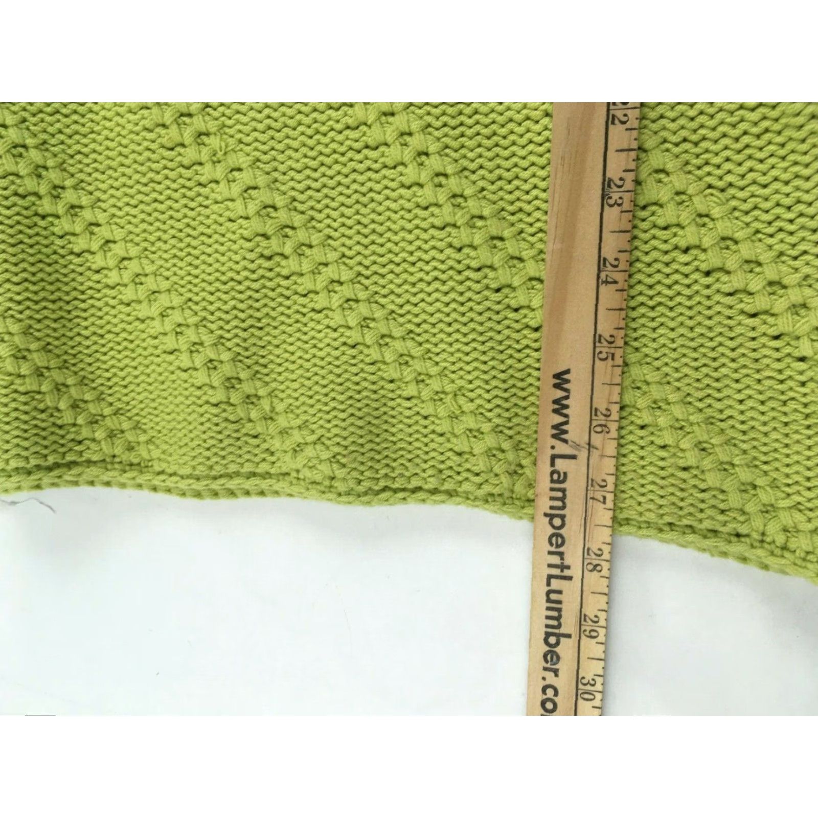 Vintage JH Collectible Cable Knit Sweater Women's Size Large Light Green Long Sleeve Top Shirt Woman L Light Green Cable Knit Sweater Size L / US 10 / IT 46 - 4 Thumbnail