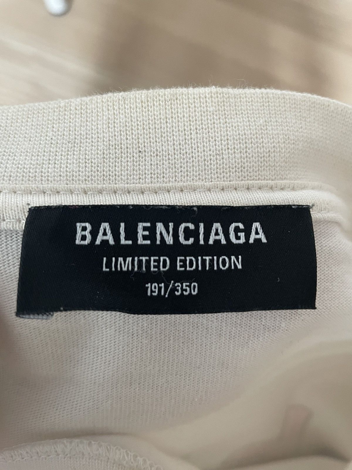 Balenciaga Balenciaga Pink Martini White Long Sleeve T-shirt Size US M / EU 48-50 / 2 - 3 Thumbnail