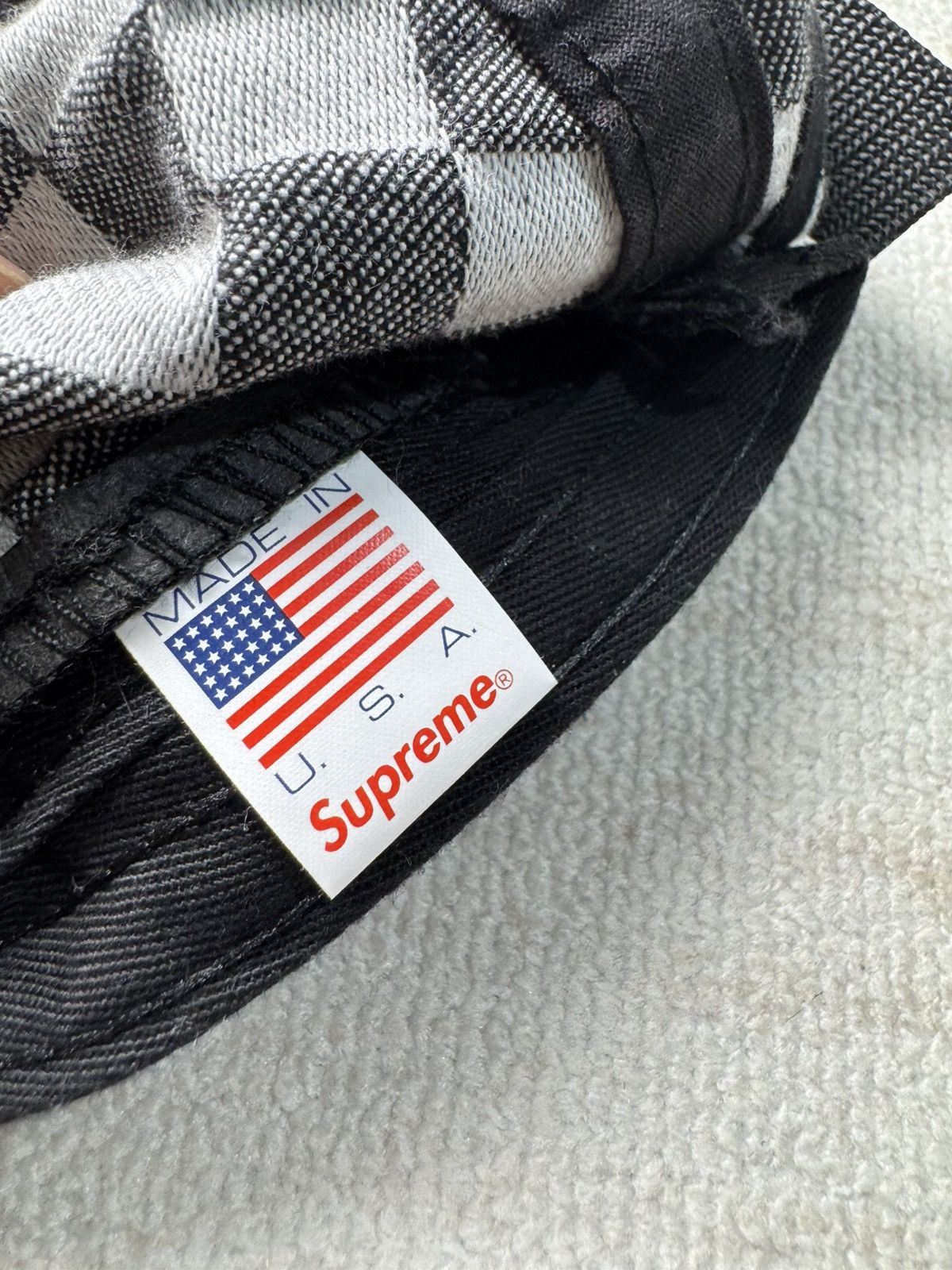 Supreme Ss18 checkerboard camp cap Size ONE SIZE - 7 Thumbnail