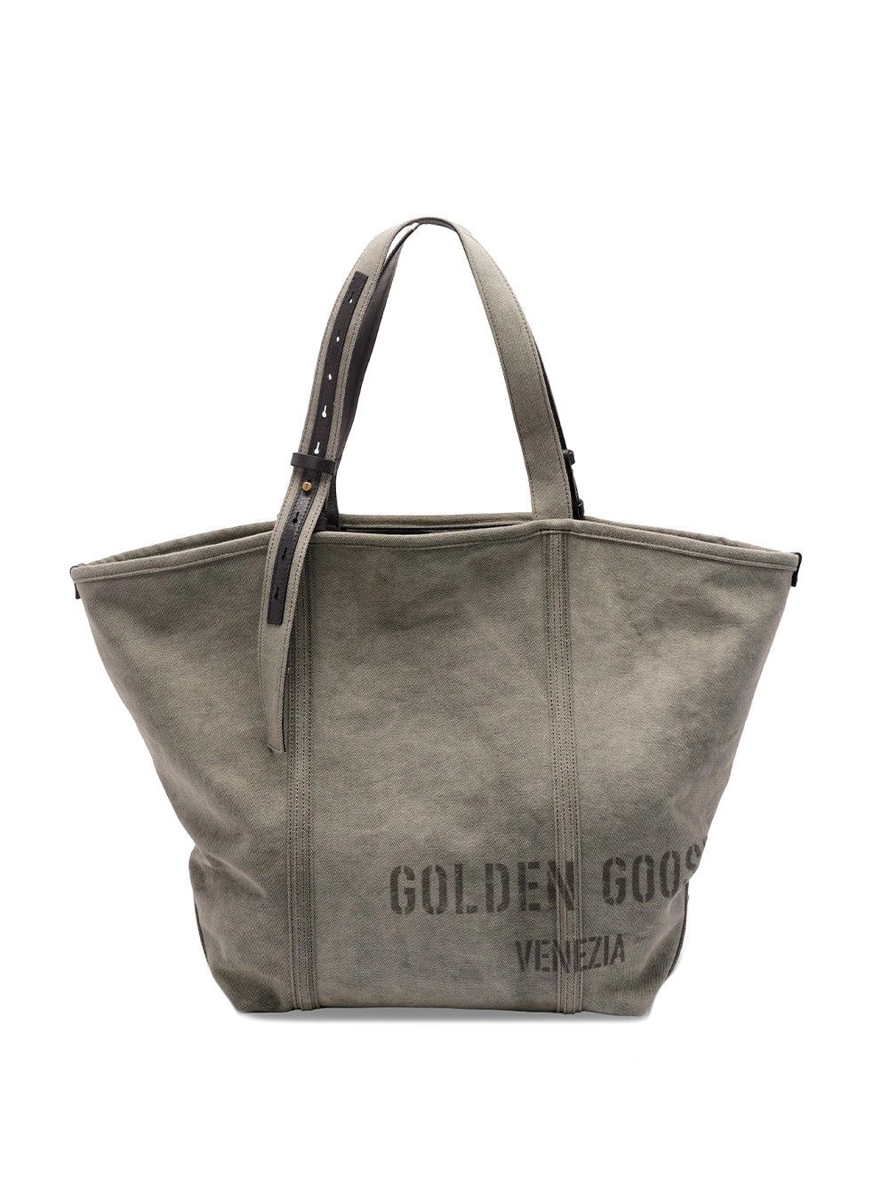Golden Goose `24.7 EW` Canvas Shopping Bag With Print Size ONE SIZE - 1 Thumbnail