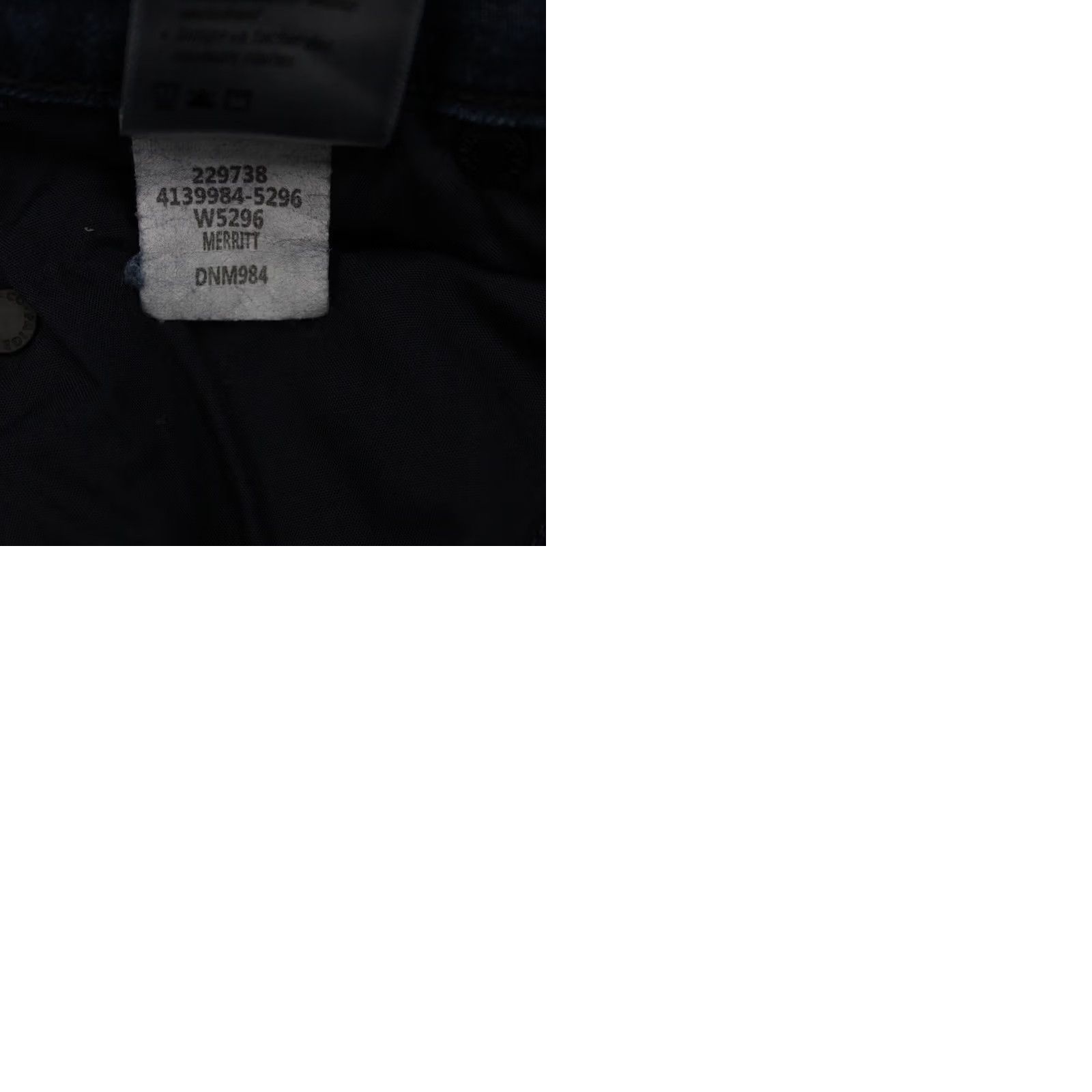 Paige Paige Merritt Flora Jeans Womens 24 Blue City USA 27 Inseam Stretch Denim Straight 5-Pocket 95% Cotton 4% Spandex 1% Elastane Size 42" / US 20 - 9 Thumbnail