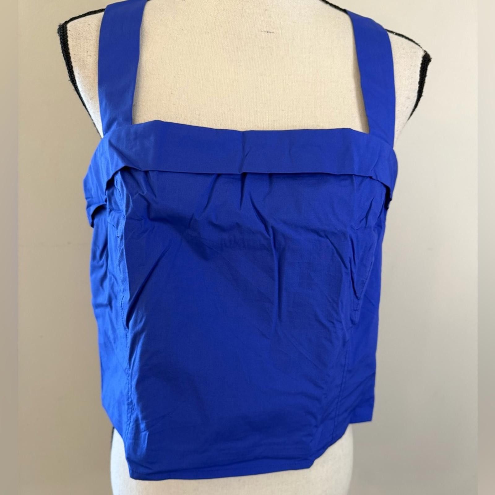Other Banana Republic Factory blue crop top ruched back SZ XL Size XL / US 12-14 / IT 48-50 - 4 Thumbnail