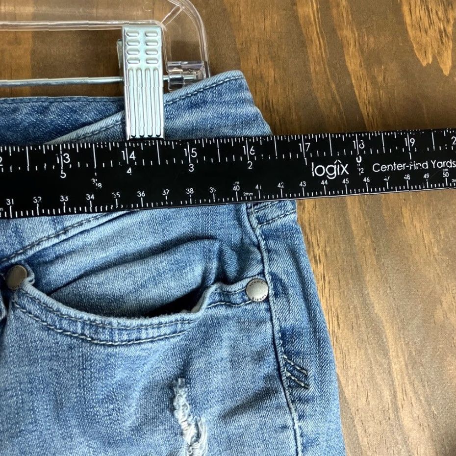 Torrid Torrid Jeans Blue Denim Distressed Mid Rise Boyfriend Ankle Stretch 10 Women Casual 5-Pocket Jeans Mens Womens Girls Size 24" / US 00 / IT 34 - 7 Thumbnail